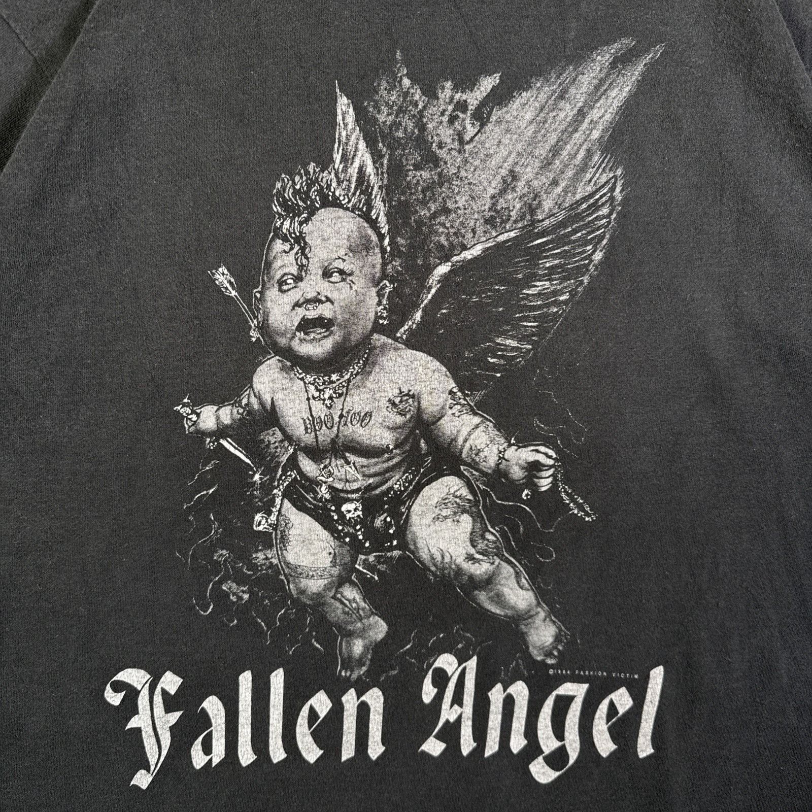 Fashion Victim Vintage Fashion Victim Shirt Mens Large 90s Fallen Angel Size US L / EU 52-54 / 3 - 2 Thumbnail