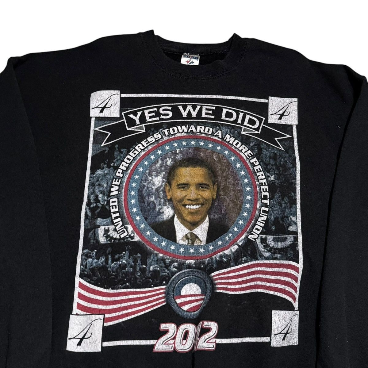 Jerzees 2012 Obama Martin Luther King Jr Campaign Sweatshirt XL Size US XL / EU 56 / 4 - 2 Thumbnail