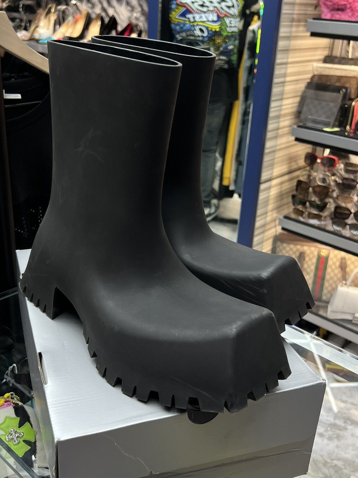 Balenciaga Balenciaga Trooper Rubber Boots Size US 11 / EU 44 - 6 Thumbnail
