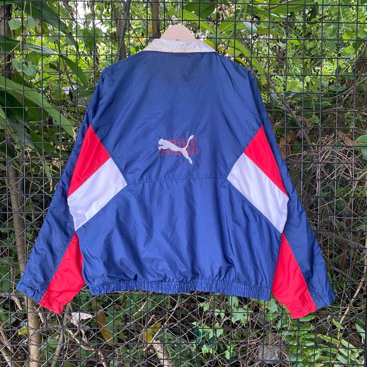 Puma × Vintage Vtg Puma MultiColour Sport Jacket Size US L / EU 52-54 / 3 - 1 Thumbnail
