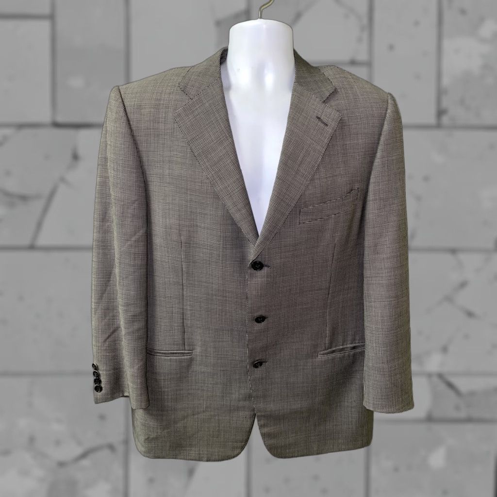 Ermenegildo Zegna Ermenegildo Zegna Sport Coat Jacket Coat Mens Gray Wool 54R 3 Button Swiss Made Regular Length Coat Size US L / EU 52-54 / 3 - 1 Thumbnail