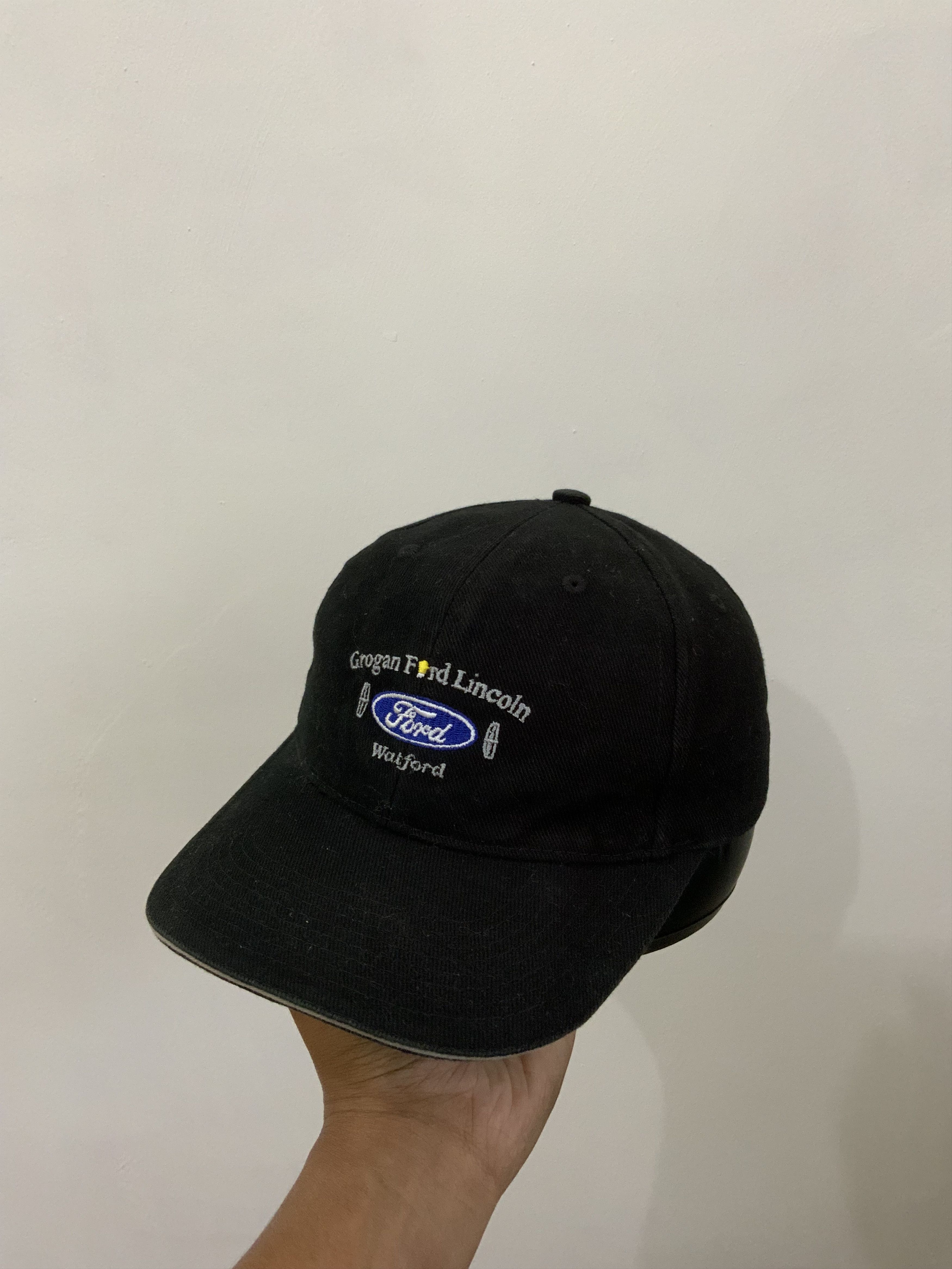 Vintage Grogan LINCOLN Ford Spellout Hat Size ONE SIZE - 2 Thumbnail