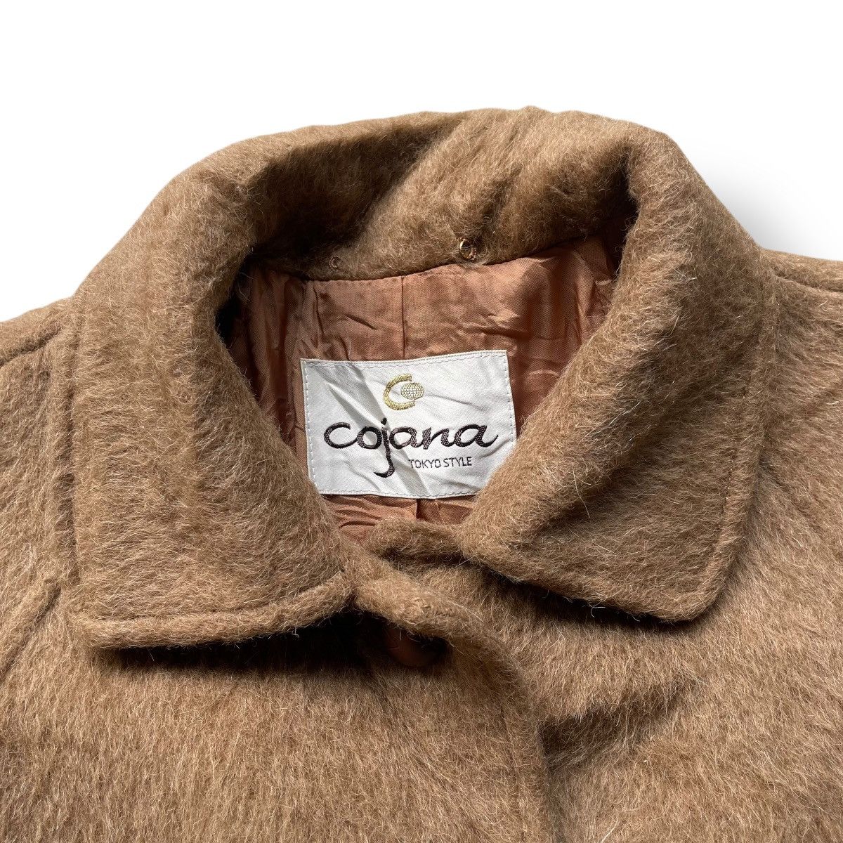 Japanese Brand Vintage Cojana Japanese Wool Alpaca Autum Winter Long Jacket Size US S / EU 44-46 / 1 - 6 Thumbnail