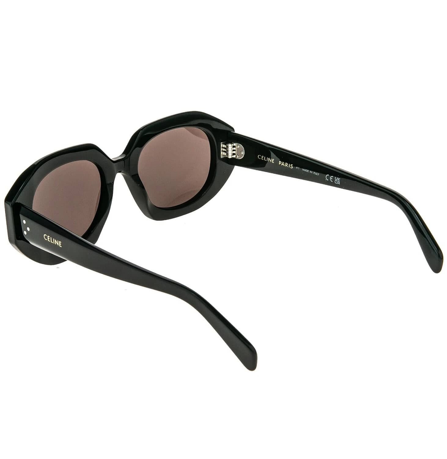 Celine CELINE 40319 BOLD 3 Dots Black Purple Angular CL40319I 01Y Size ONE SIZE - 8 Thumbnail