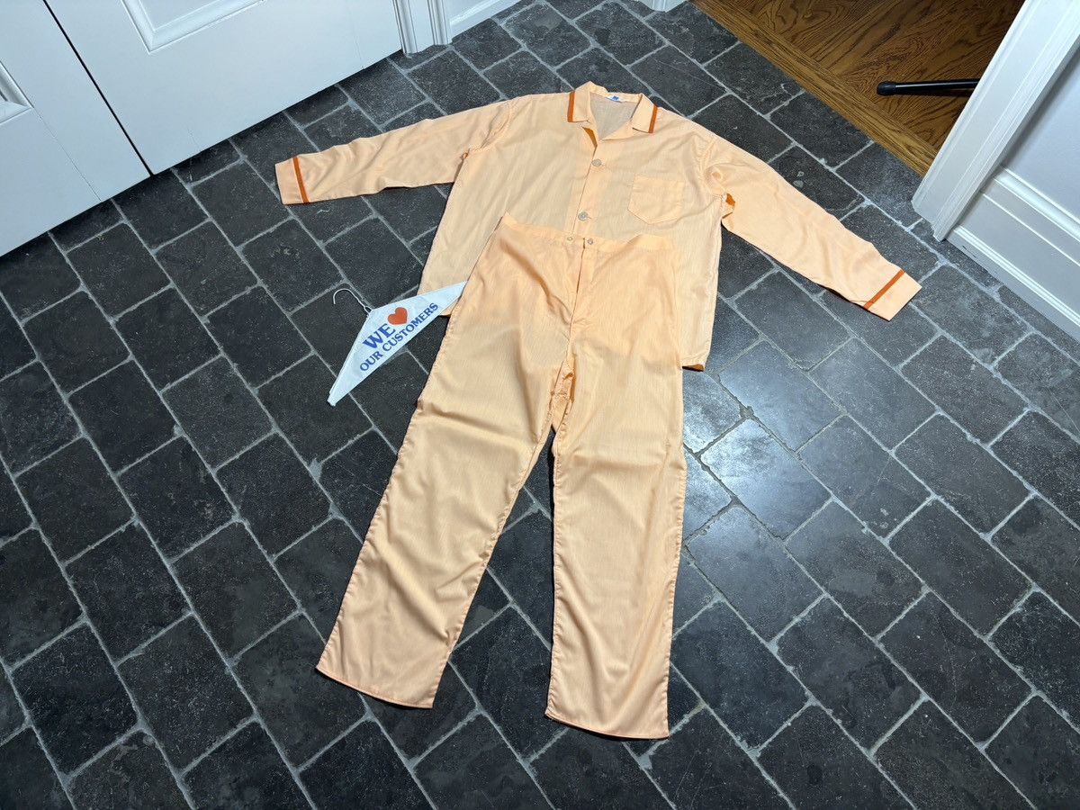 Vintage 1950s Pajamas Set True Vintage Matching PJs Two Piece Suit Size US 36 / EU 52 - 23 Thumbnail