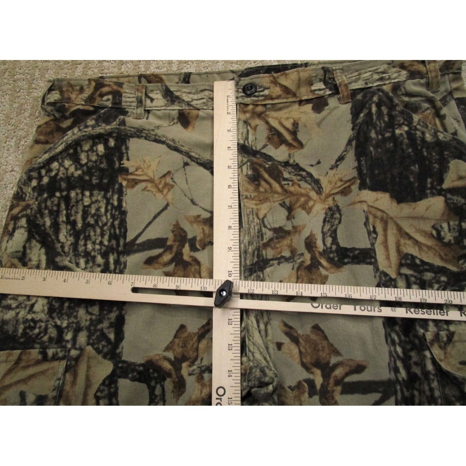 Commando VINTAGE Commander Pants Men Cargo Pants 90s Camouflage Brown XS? Size US 42 / EU 58 - 7 Thumbnail