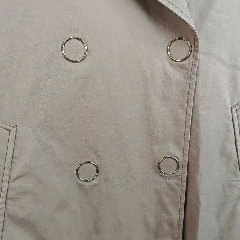 Burberry Burberry Khaki Cotton Long Trench Coat. Size XS / US 0-2 / IT 36-38 - 2 Thumbnail