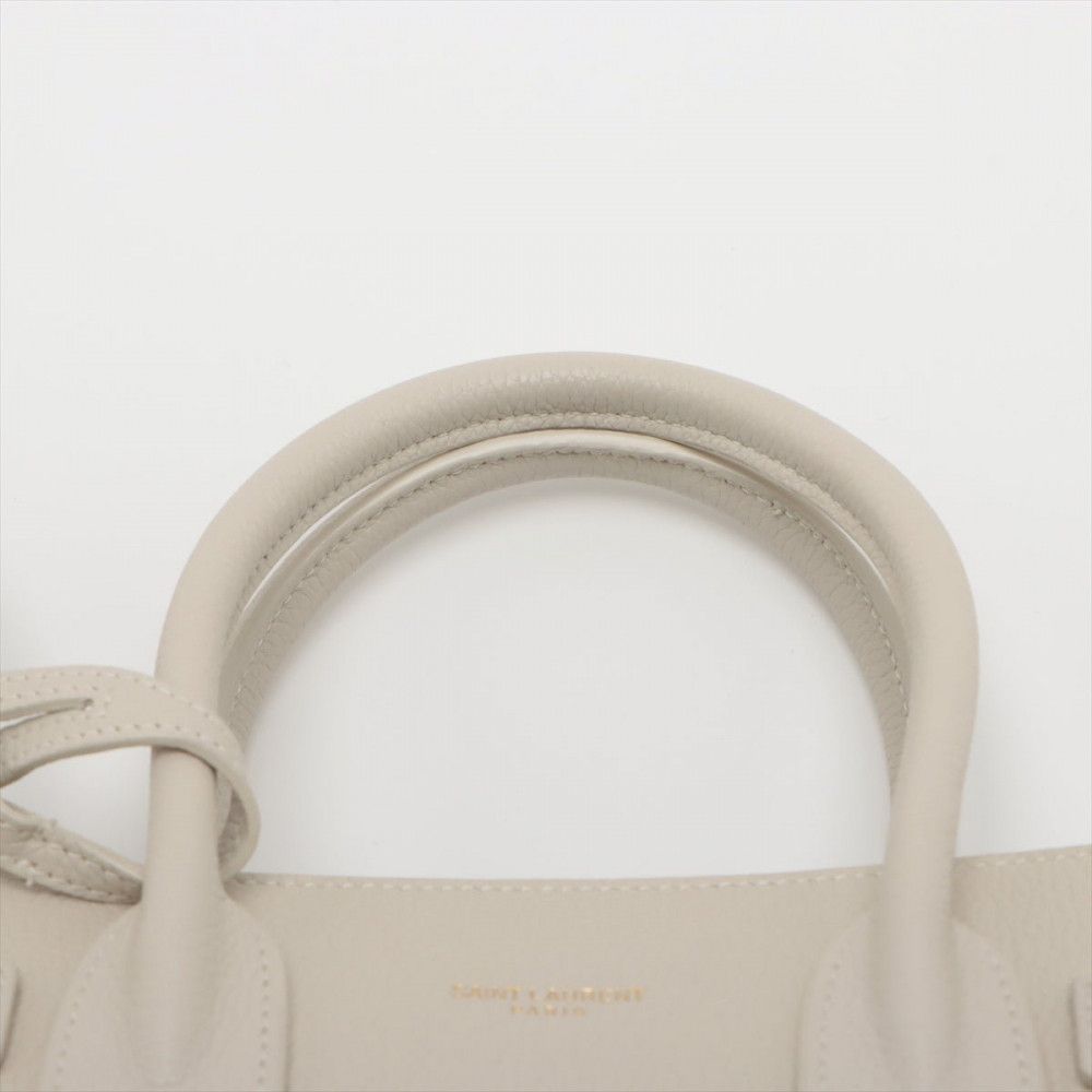 Saint Laurent Paris o1b1hav110924 Size: OS / Sac De Jour Leather Bag Off White Size ONE SIZE - 5 Thumbnail