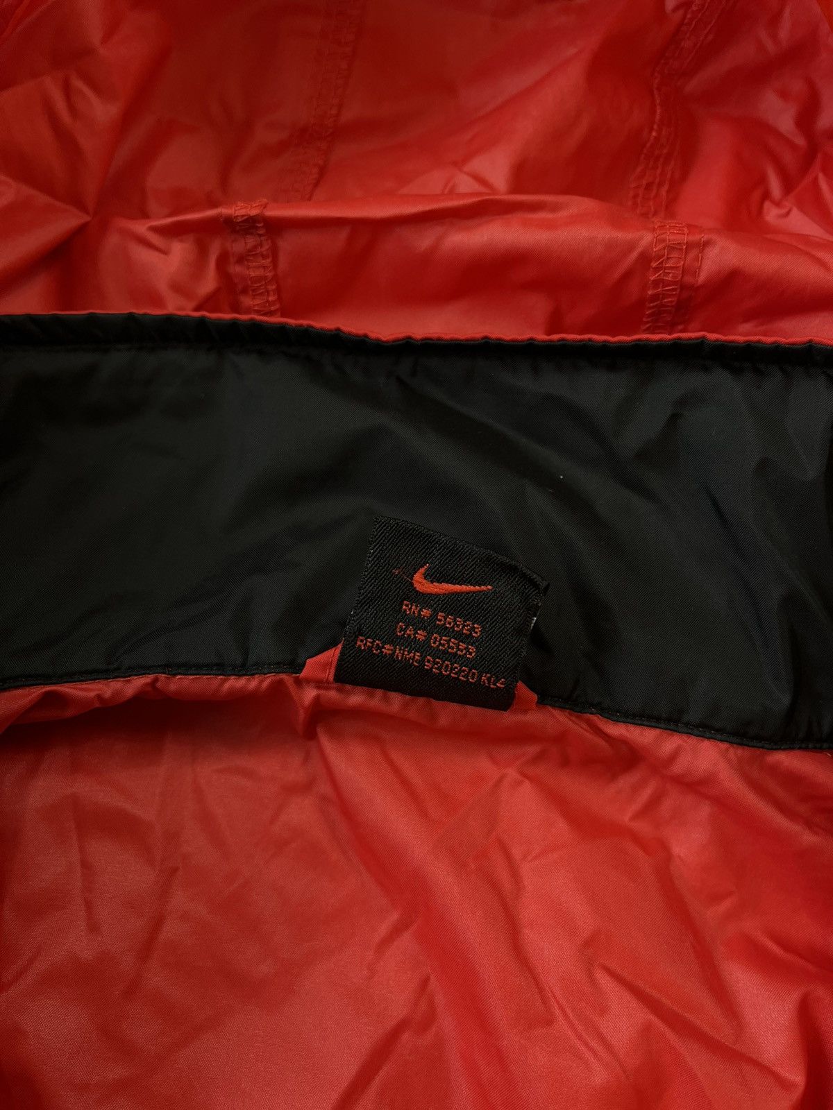 Nike × Vintage 90's NIKE RETRO HOODED ANORAK TRACK JACKET Y2K BIG LOGO RARE Size US L / EU 52-54 / 3 - 4 Thumbnail
