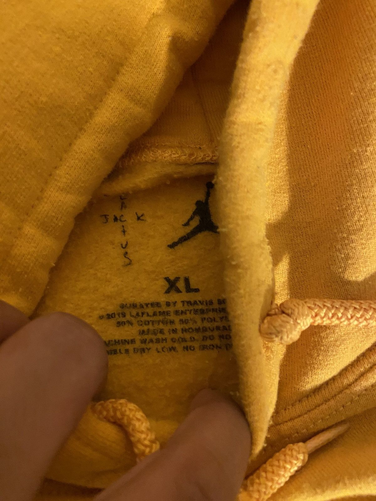 Jordan Brand × Nike × Travis Scott Nike x Jordan x Travis scott highest gold hoodie size Xl Size US XL / EU 56 / 4 - 3 Thumbnail