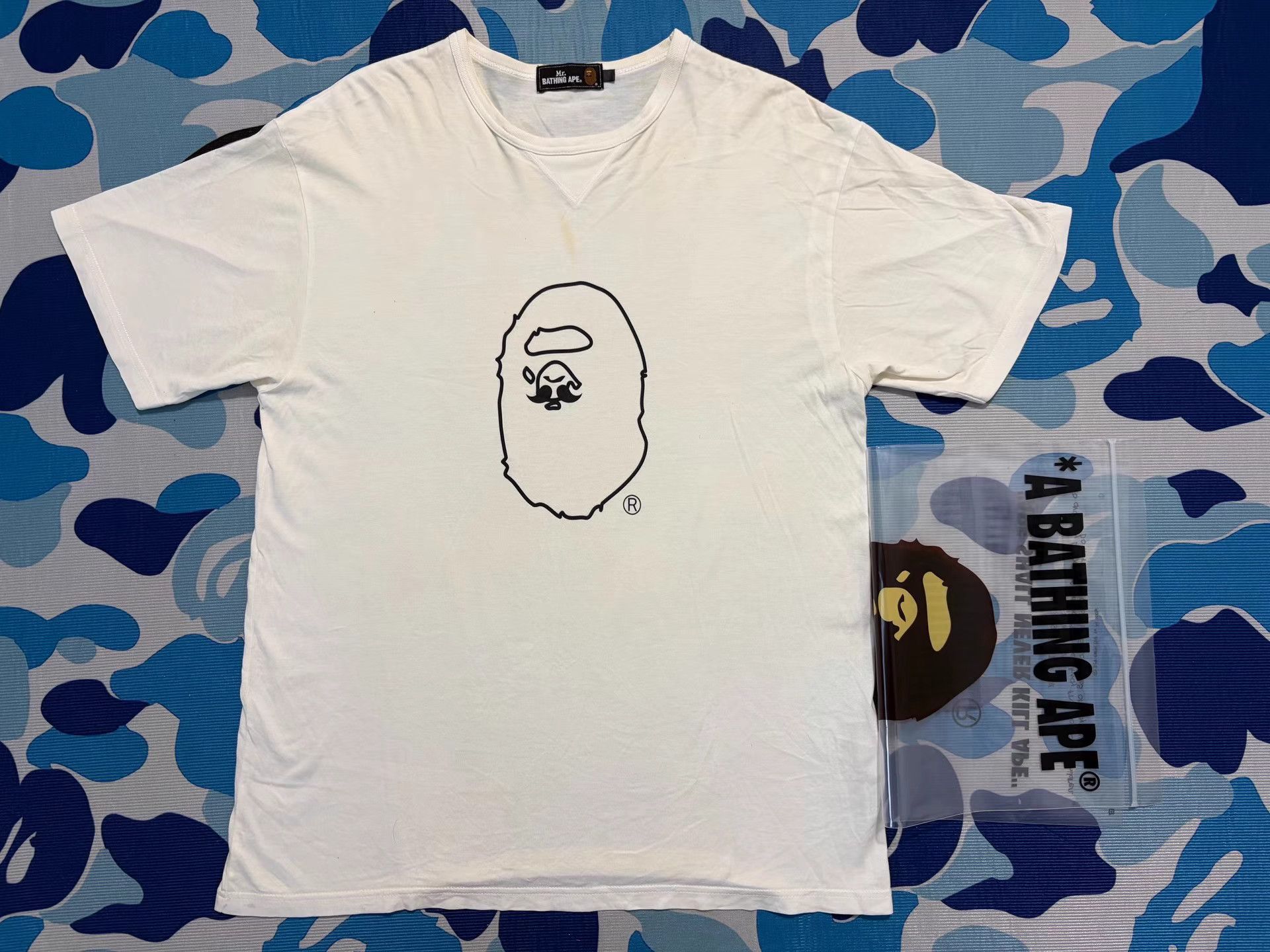 Bape Bape Ape Head Short Sleeve Tee Size US XL / EU 56 / 4 - 1 Thumbnail