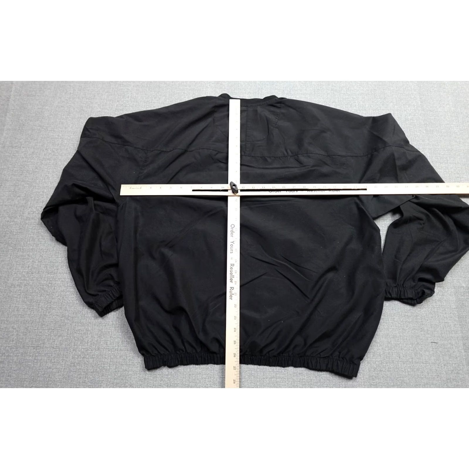 Footjoy FootJoy Golf Jacket Mens Large Black V-Neck Pullover Windbreaker Lightweight Size US L / EU 52-54 / 3 - 6 Thumbnail