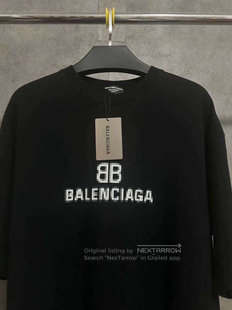 Balenciaga Balenciaga BB Mosaic Short Sleeve T-shirt. Size US M / EU 48-50 / 2 - 2 Thumbnail