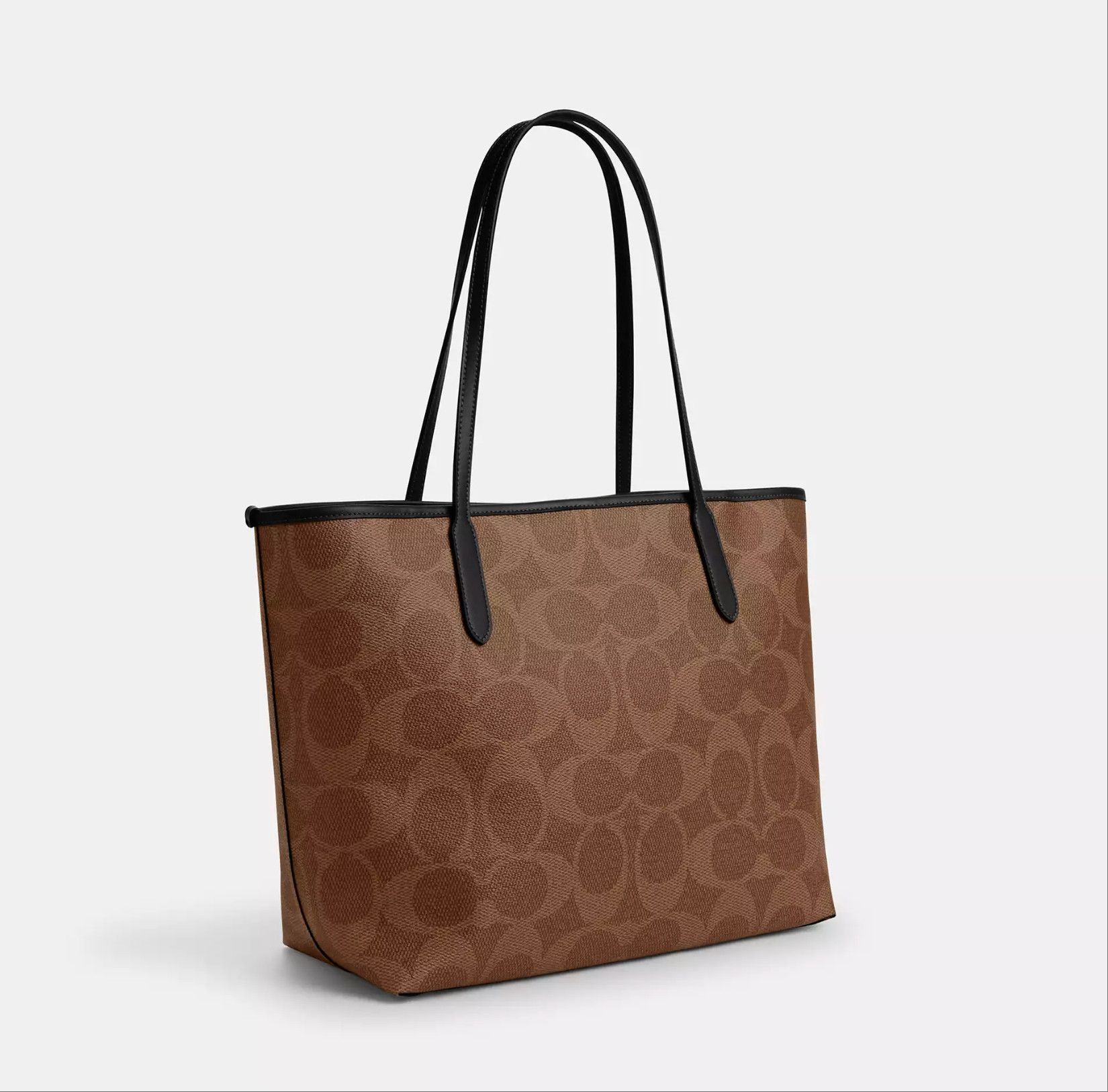 Coach City Tote Bag In Signature Canvas With Halloween Print CCE70 Size ONE SIZE - 11 Thumbnail