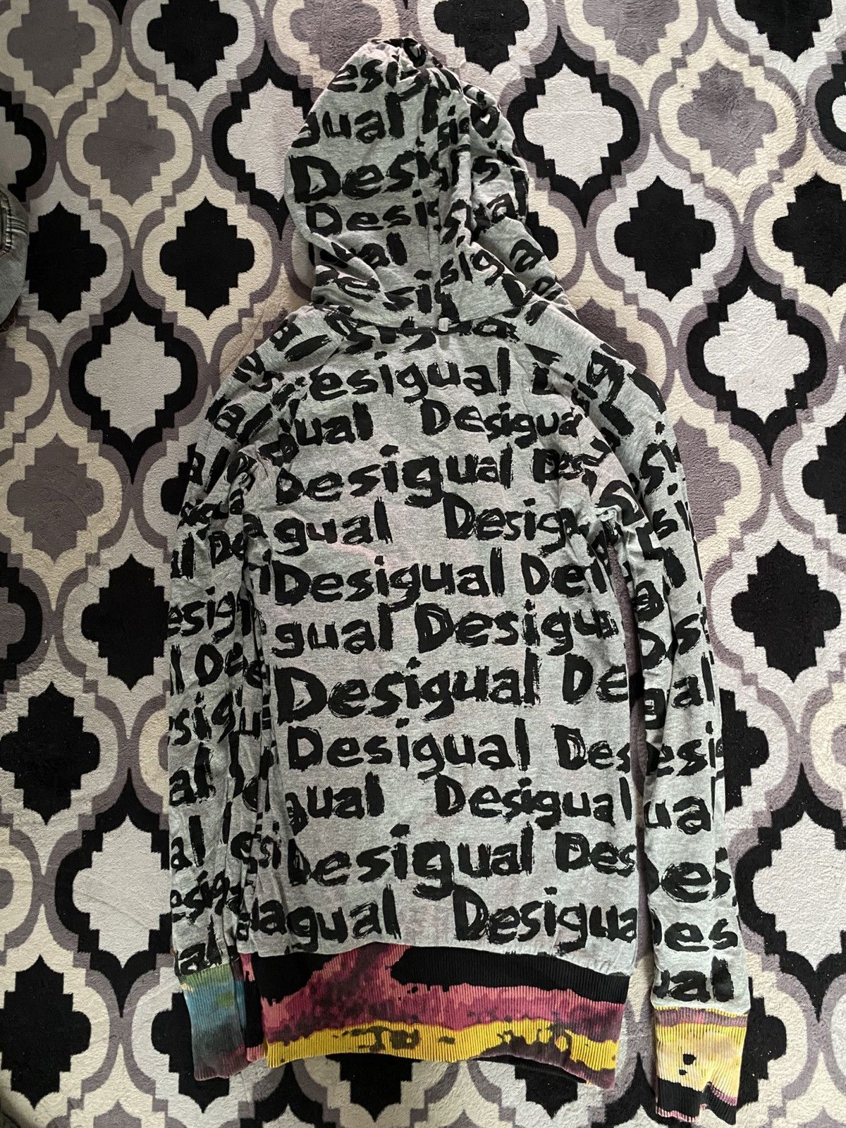 If Six Was Nine × Japanese Brand × Le Grande Bleu (L.G.B.) Desigual reversible art hoodie Size US XS / EU 42 / 0 - 4 Thumbnail