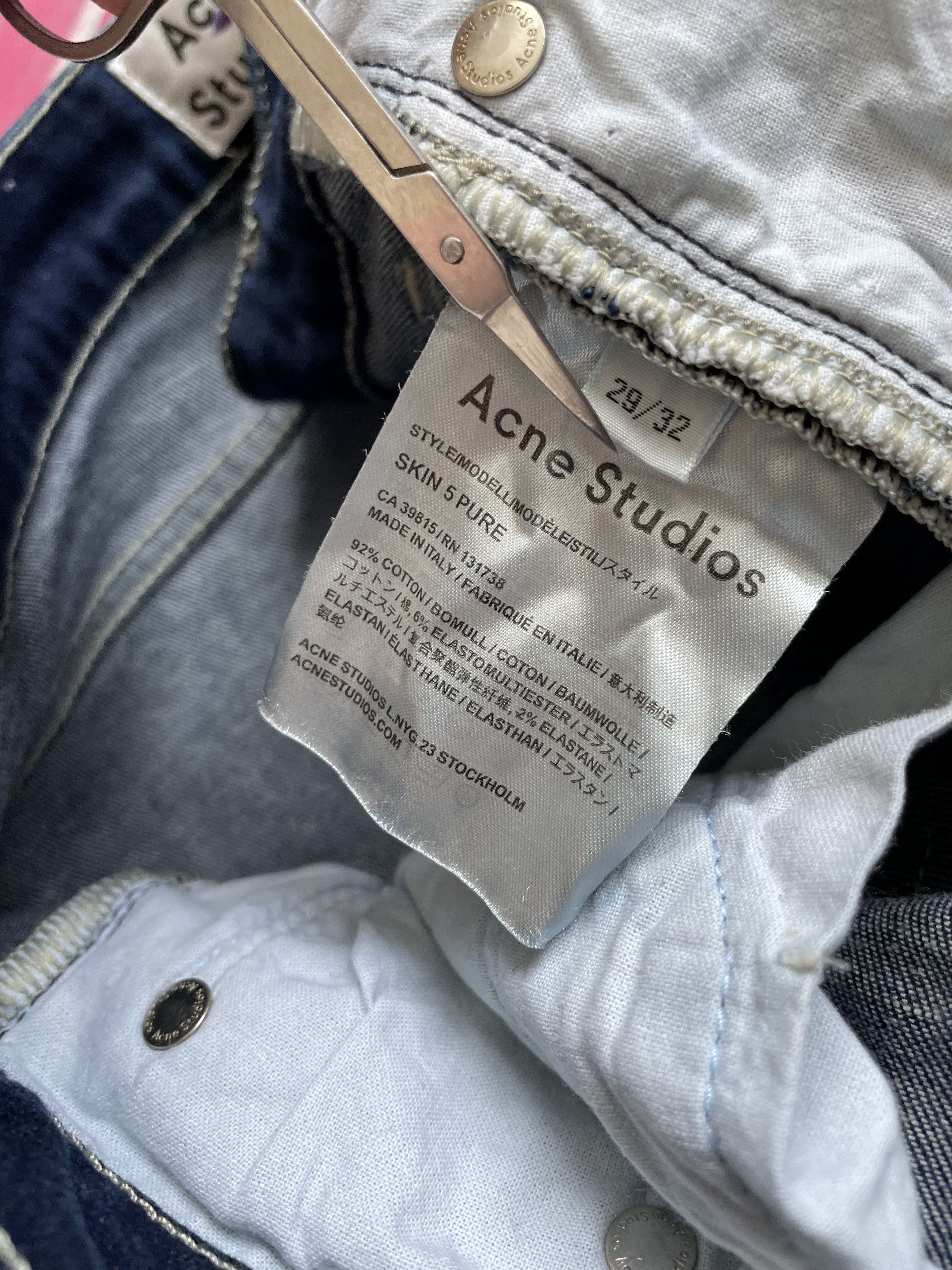 Acne Studios Acne Studios Denim Jeans Size 29" - 6 Thumbnail