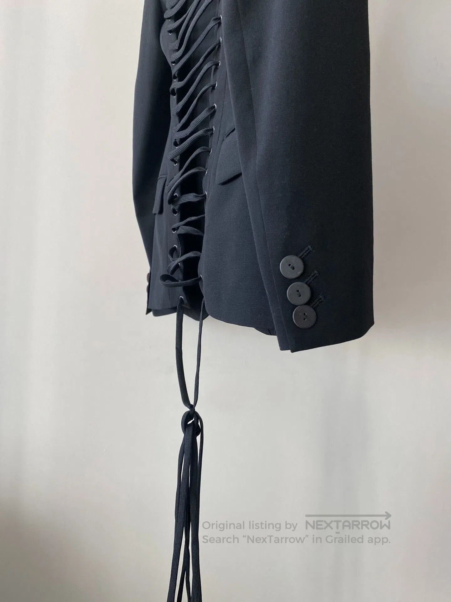 Jean Paul Gaultier Jean Paul Gaultier Cutout Lace-Up Coat. Size S / US 4 / IT 40 - 5 Thumbnail