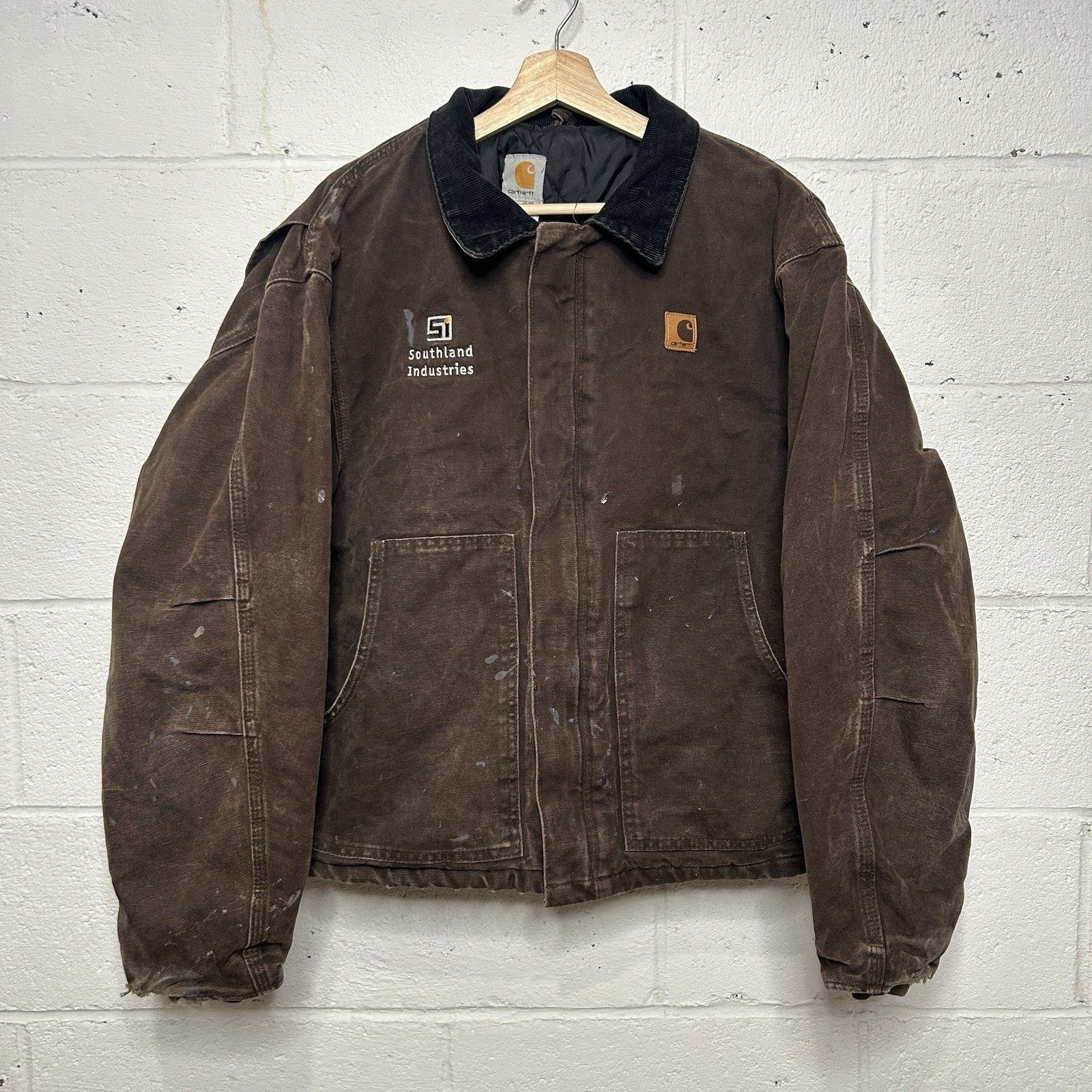 Carhartt Vintage Carhartt Traditional Jacket “Dark Brown” J22 DKB Size US XL / EU 56 / 4 - 1 Thumbnail
