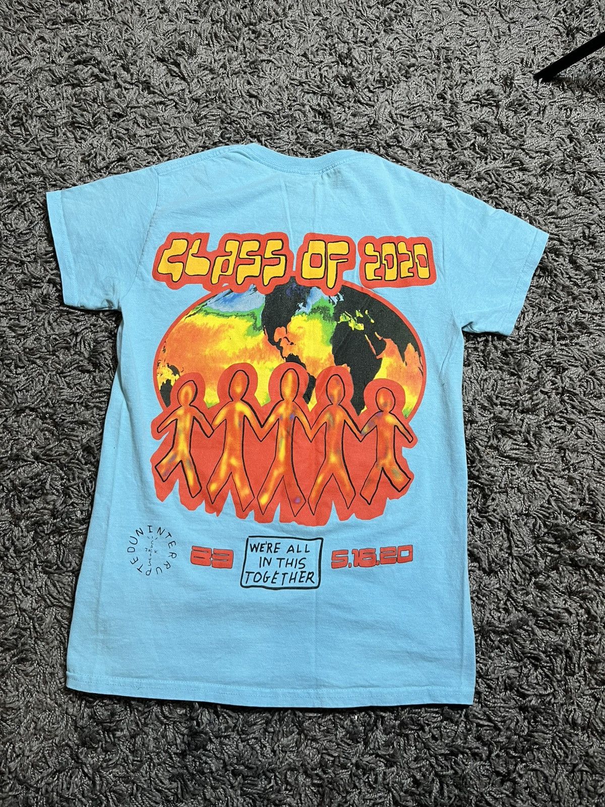 Travis Scott CAMISETA TRAVIS SCOTT CACTUS JACK 2020 BLUE T-SHIRT MENS Size US S / EU 44-46 / 1 - 1 Thumbnail