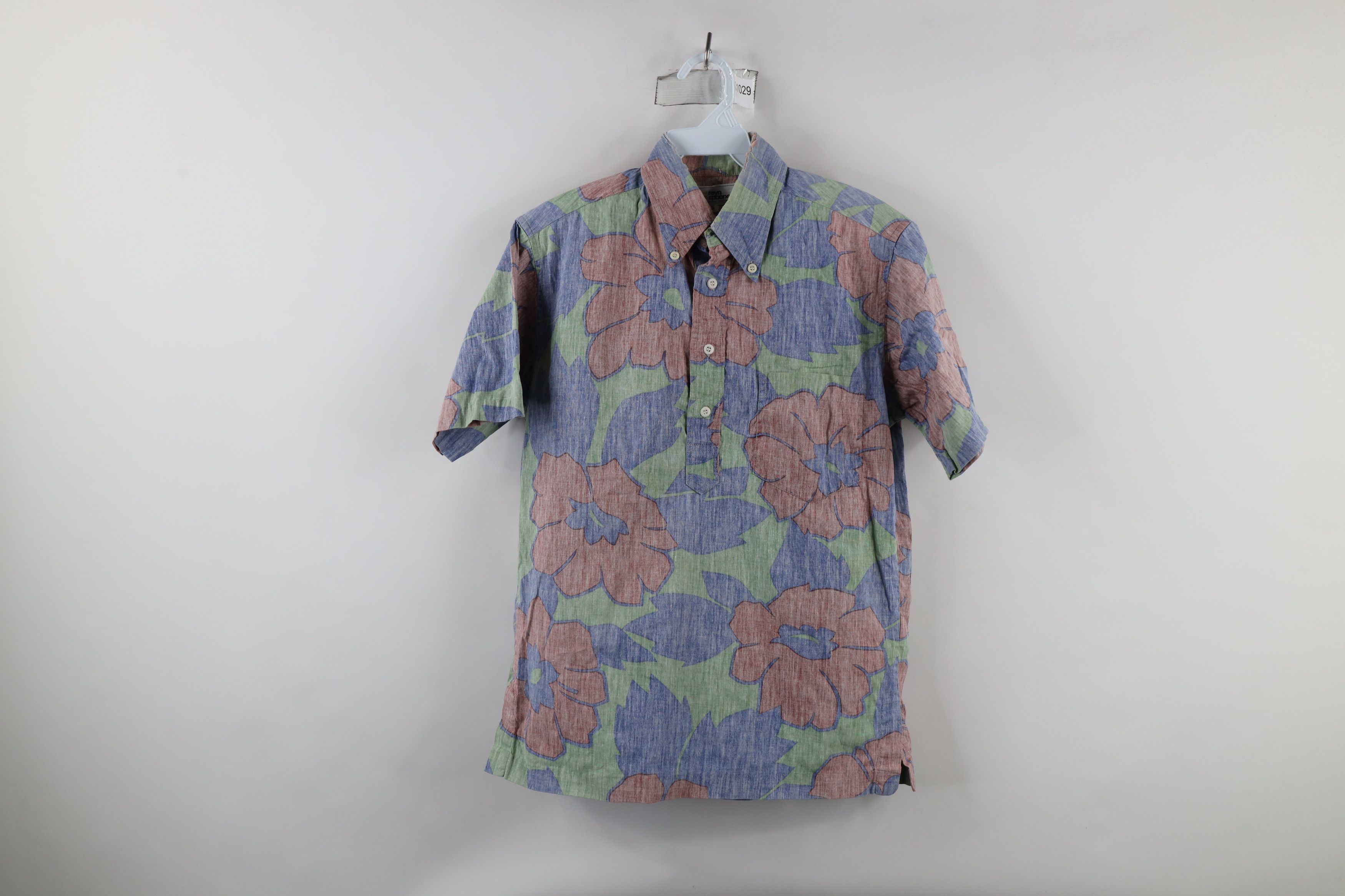 Reyn Spooner × Vintage Vintage 90s Reyn Spooner Print Flower Button Down Polo USA Size US S / EU 44-46 / 1 - 1 Thumbnail