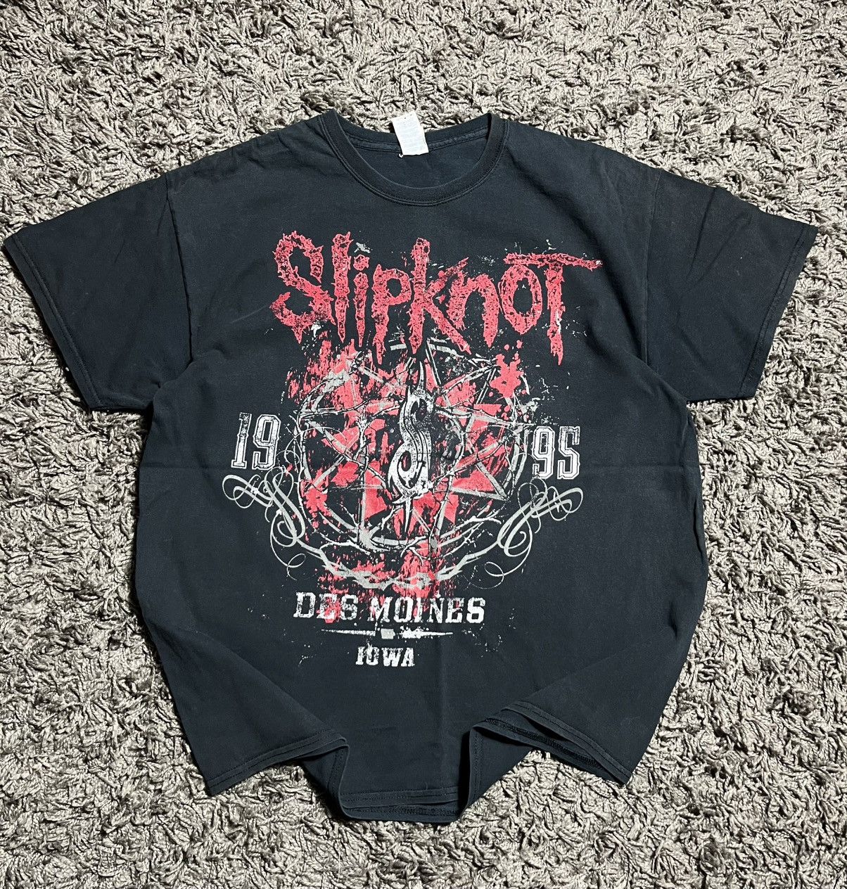 Slipknot SLIPKNOT VINTAGE Y2K COTTON ROCK DOUBLE PRINTED TEE Size US XL / EU 56 / 4 - 1 Thumbnail