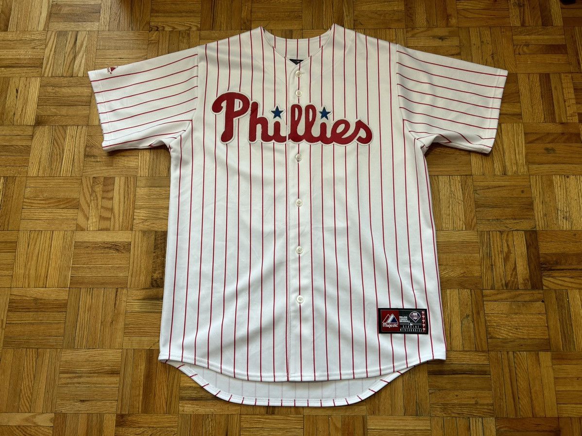 RAUL IBANEZ PHILADELPHIA PHILLIES VINTAGE 2000'S MAJESTIC