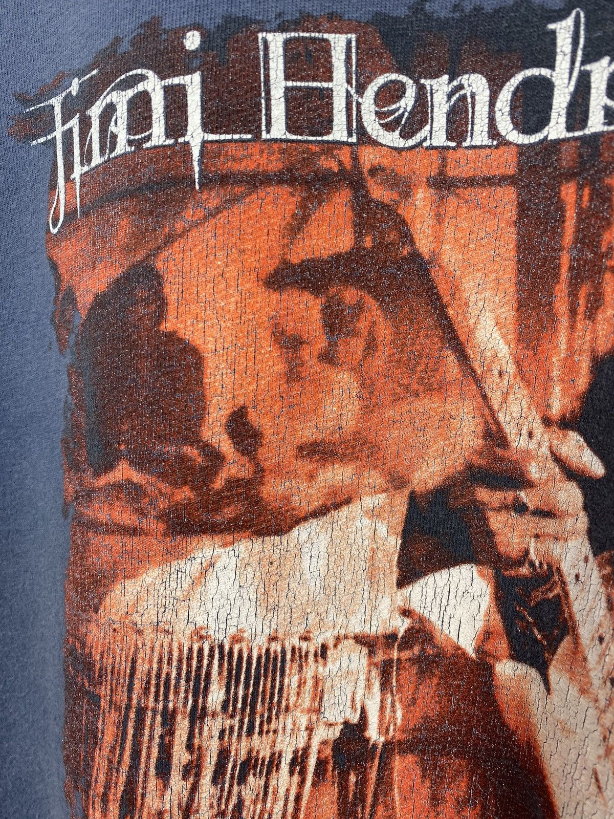 Band Tees Vintage Jimi Hendrix Live At Woodstock 2000 T Shirt Cobain Size US M / EU 48-50 / 2 - 5 Thumbnail