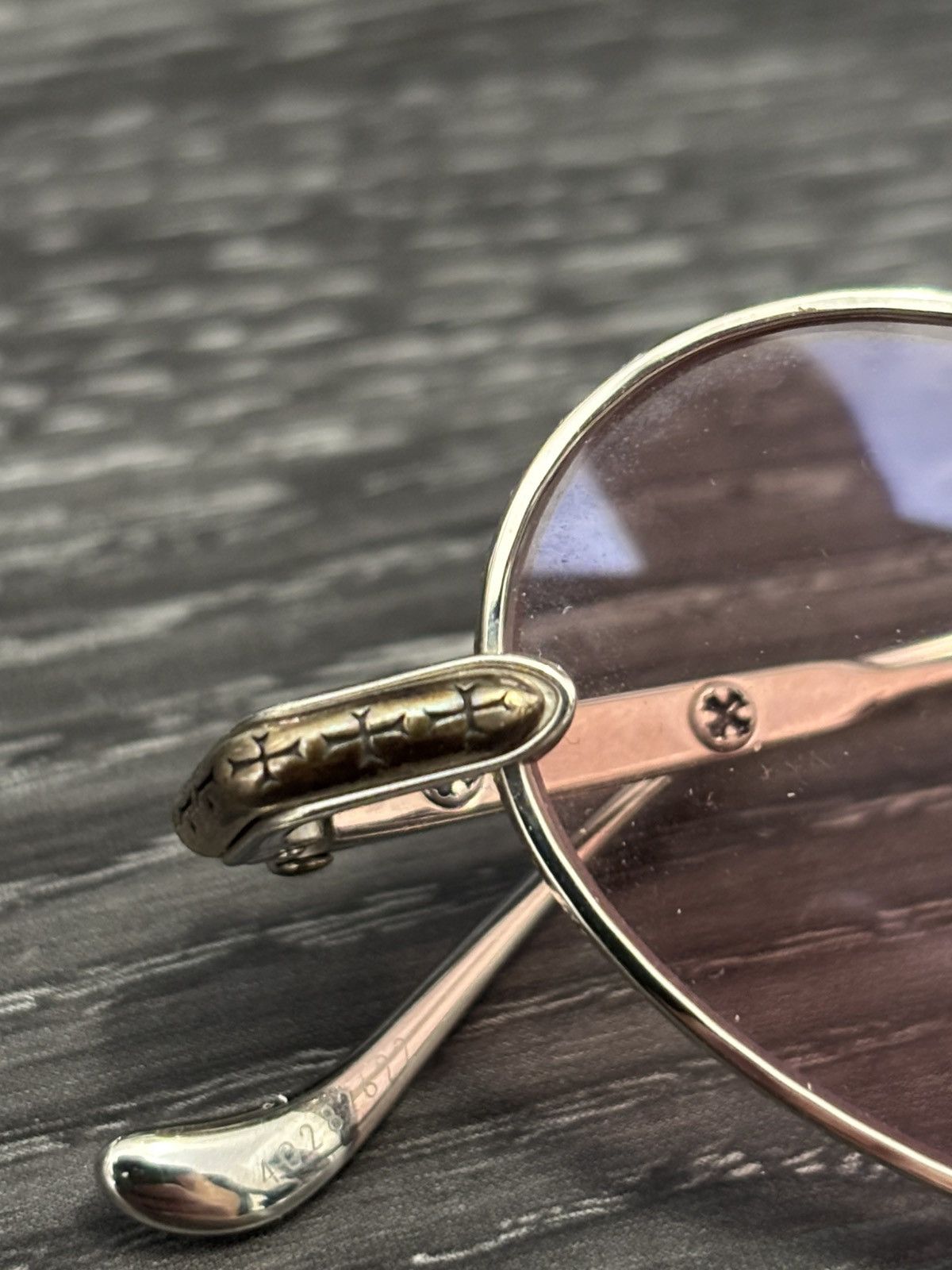 Chrome Hearts Bean Sunglasses Pink & Silver Size ONE SIZE - 4 Thumbnail
