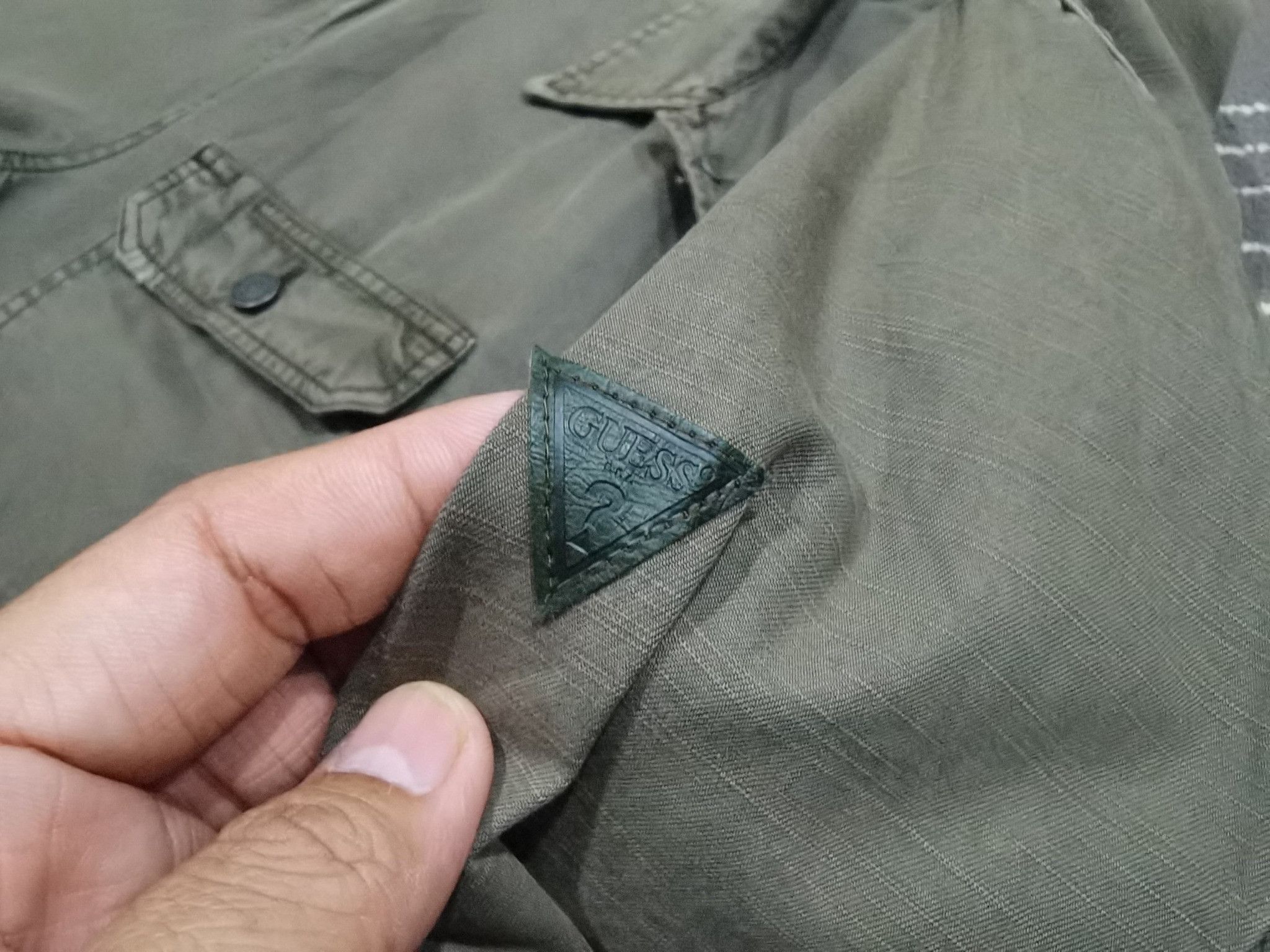 Guess GUESS army Green jacket L 8136 Size US L / EU 52-54 / 3 - 13 Thumbnail