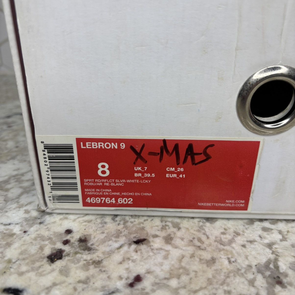 Nike Size 8-Nike LeBron 9 Christmas 2011ICY ❄️VERY CLEAN SHIP ASAP Size US 8 / EU 41 - 16 Thumbnail