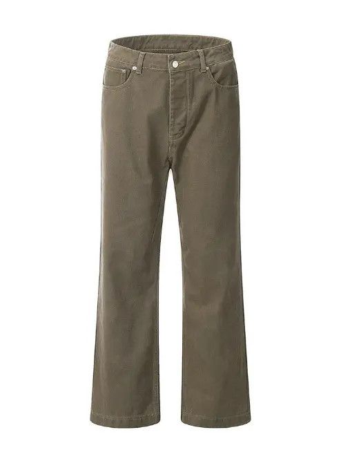 Japanese Brand Vintage Maillard brown loose straight jeans for men Size US 32 / EU 48 - 5 Thumbnail