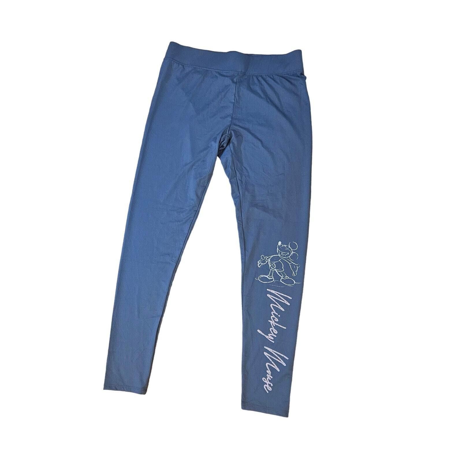 Mickey Mouse Disney Mickey Mouse Leggings - Stylish Blue SZ L Size 36" / US 14 / IT 50 - 1 Thumbnail
