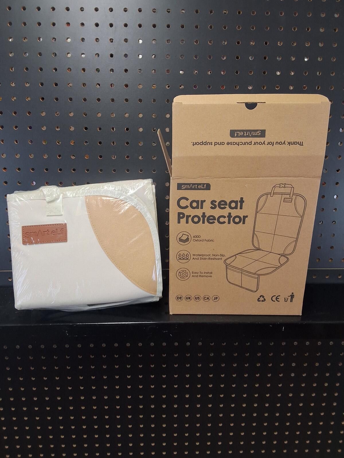Other smArt elf Car Seat Protector - Durable & Waterproof Tan Size ONE SIZE - 1 Thumbnail