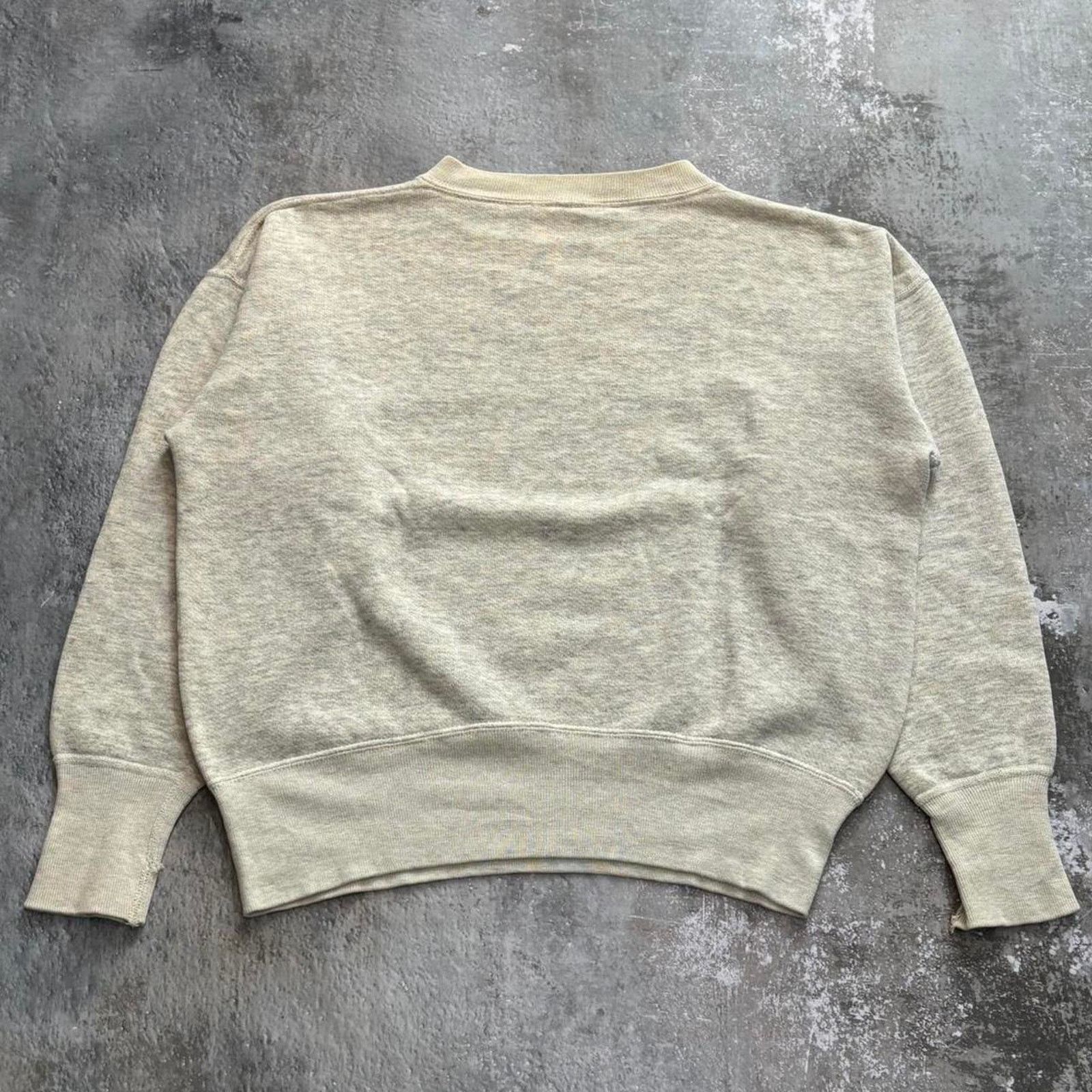 Vintage Vintage 50s Single V Sweatshirt. Nursing Sweatshirt. Gray Size US S / EU 44-46 / 1 - 4 Thumbnail