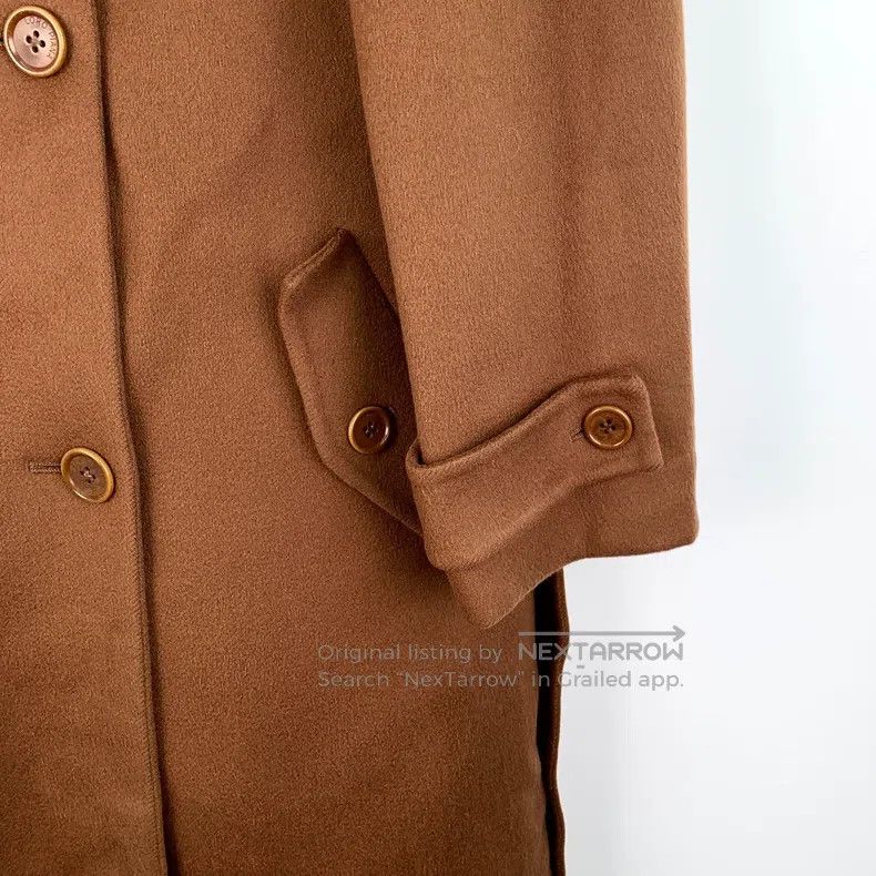 Loro Piana Loro Piana Dark Brown Cashmere Lapel Double-Breasted Long- Size M / US 6-8 / IT 42-44 - 4 Thumbnail