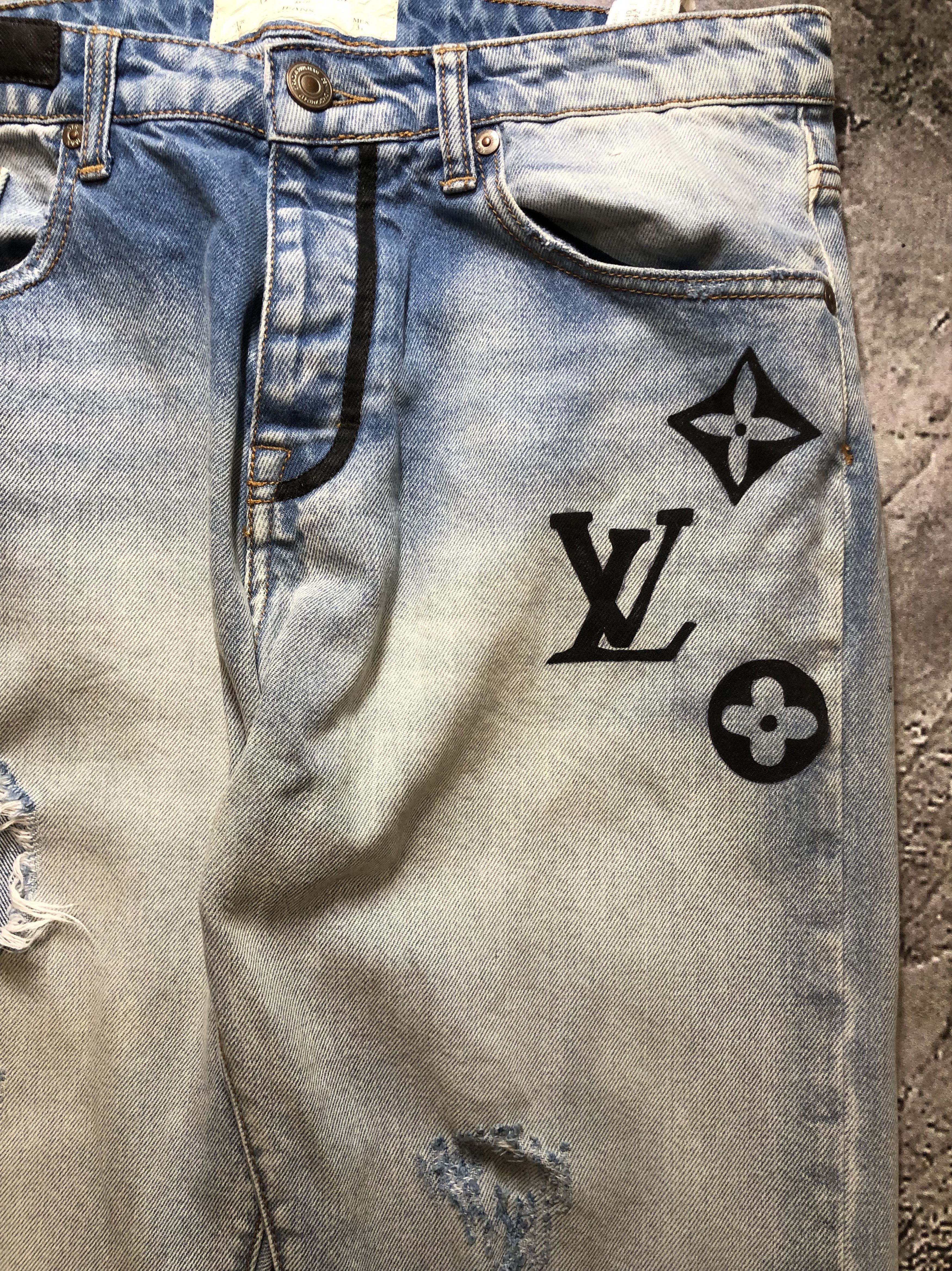 Vintage Stradivarius Distressed Vintage denim Jeans Size US 31 - 8 Thumbnail