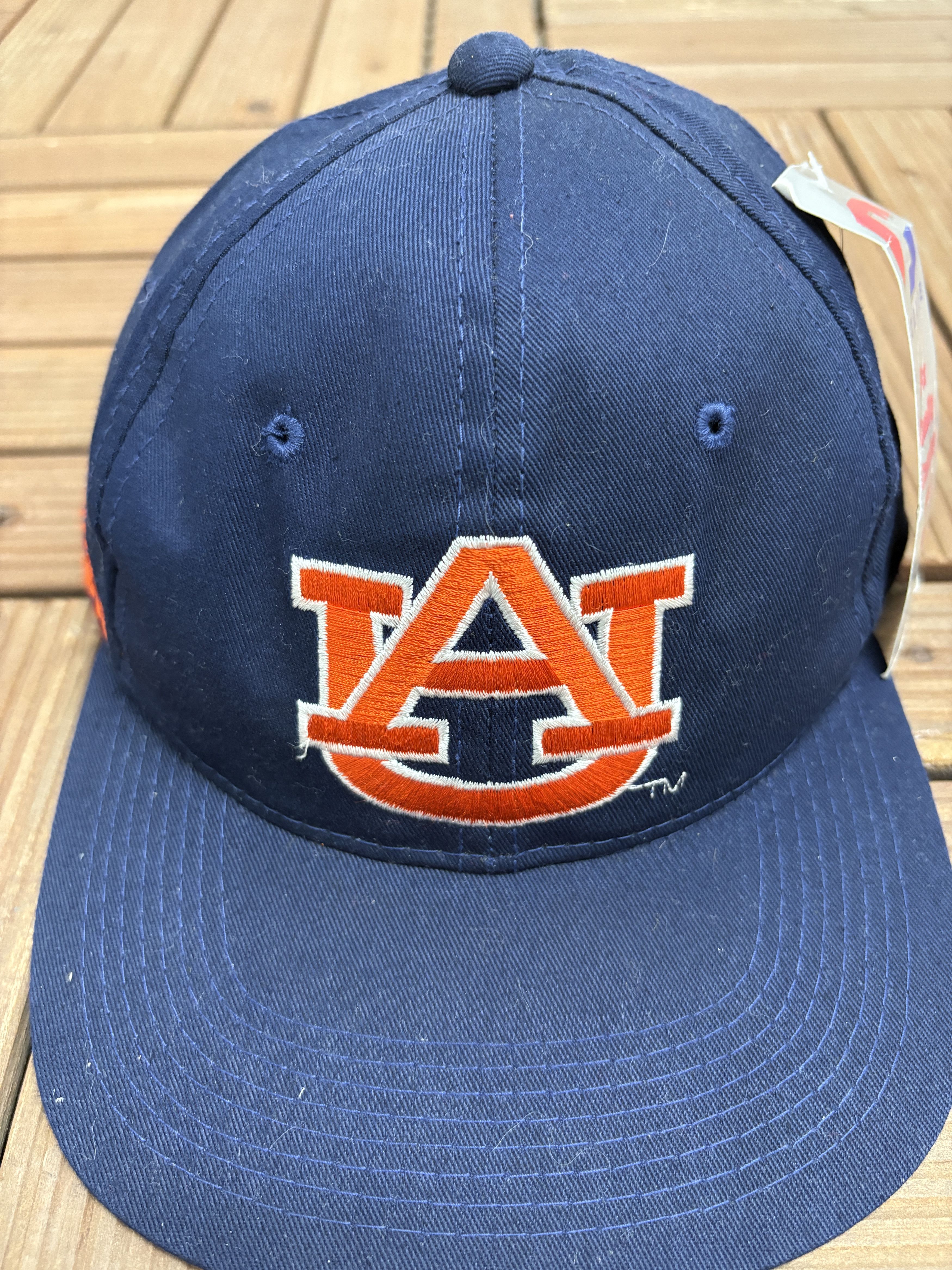 Vintage Auburn Tigers Vintage Blue Snap Back Hat Cap Size ONE SIZE - 3 Thumbnail