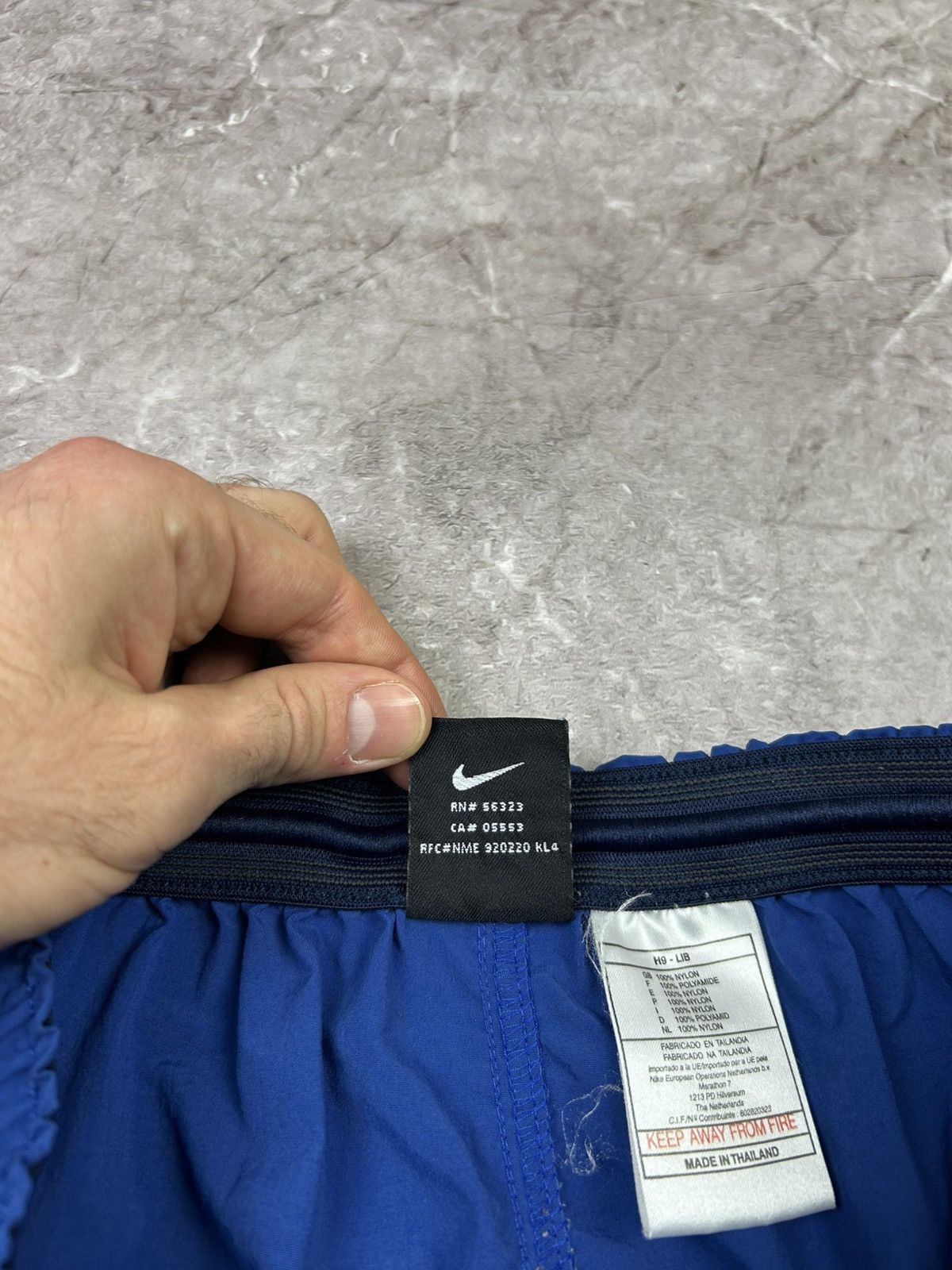 Nike × Vintage Nike Nylon Barcelona Vintage football shorts Size US 32 / EU 48 - 6 Thumbnail