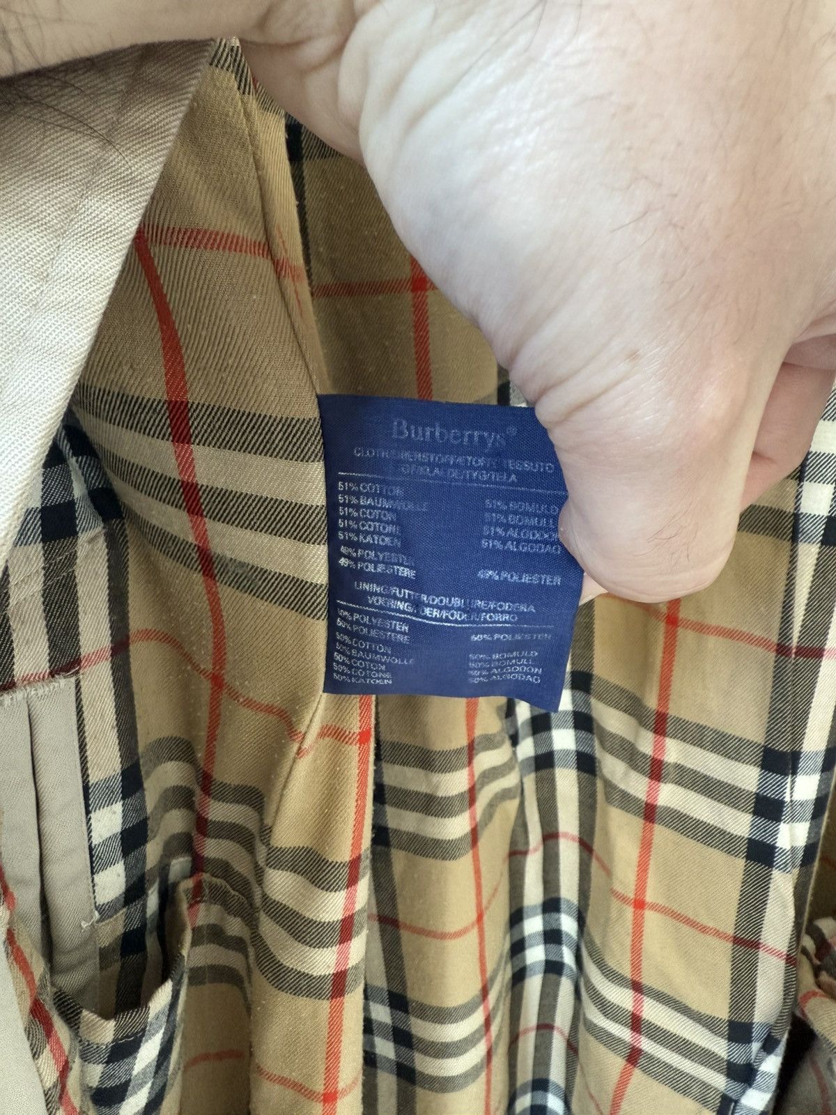Burberry Burberry Vintage Beige Trench Coat Size XL / US 12-14 / IT 48-50 - 15 Thumbnail