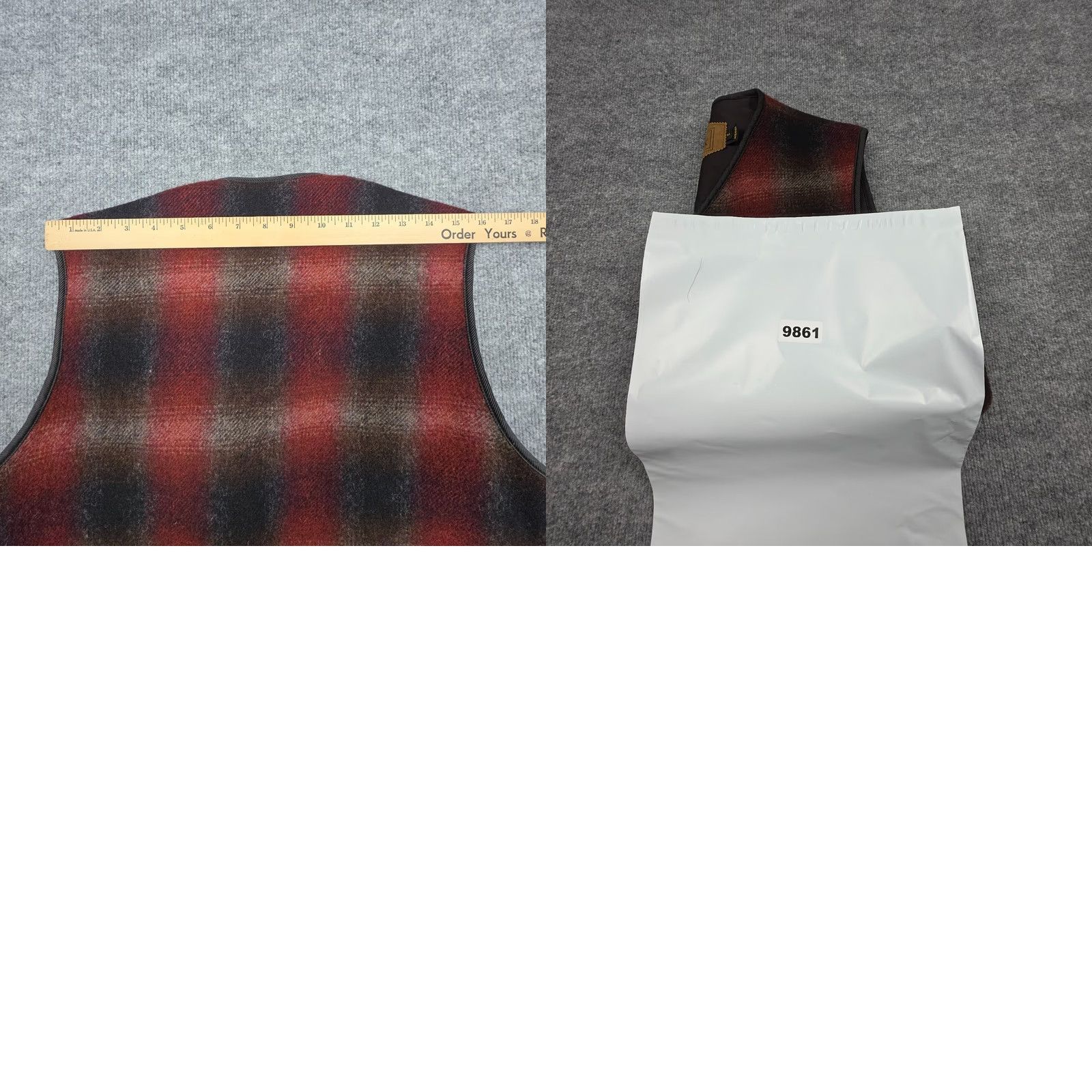 Vintage Woolrich Vest Mens M Plaid Wool Made USA Hunting Outdoor Zip Front Pockets Size US M / EU 48-50 / 2 - 8 Thumbnail