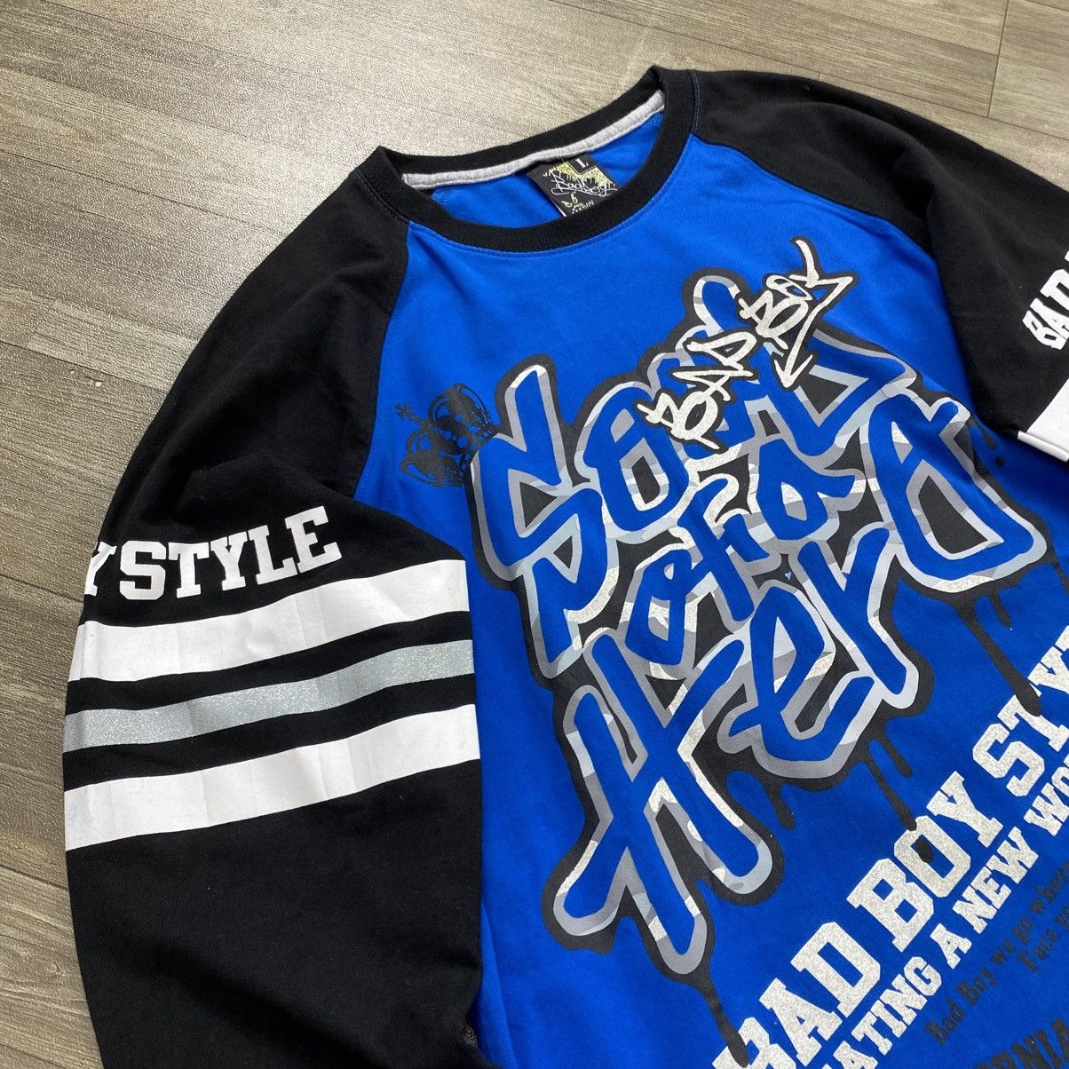 Japanese Brand 2000s BadBoy Soul of A Hero Graffity Lgb Style Longsleeve Size US M / EU 48-50 / 2 - 3 Thumbnail