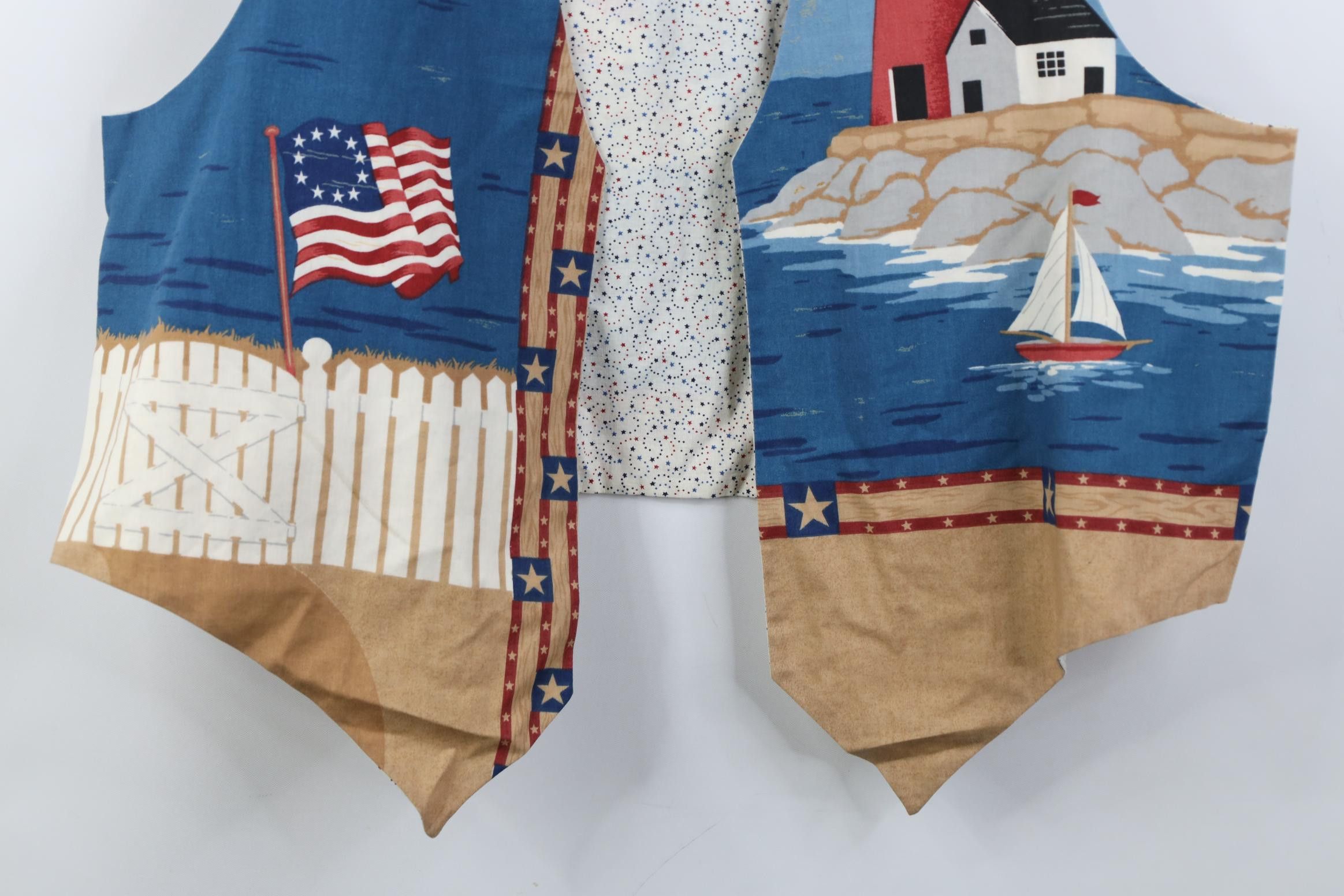 Vintage Vintage 90s Streetwear Reversible Beach Vest Jacket Size XL / US 12-14 / IT 48-50 - 3 Thumbnail