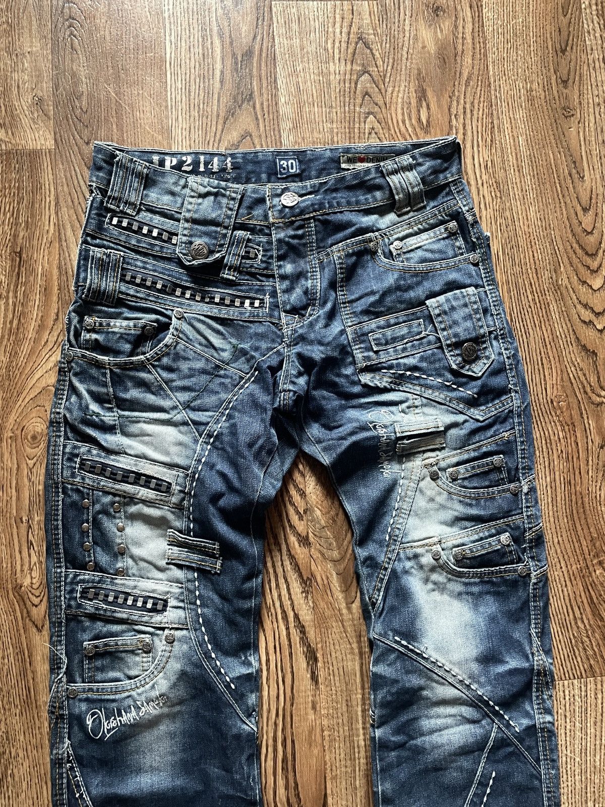 Japanese Brand Vintage JapRag Y2K Grunge Opium Jeans 30 Rare Size US 30 / EU 46 - 2 Thumbnail