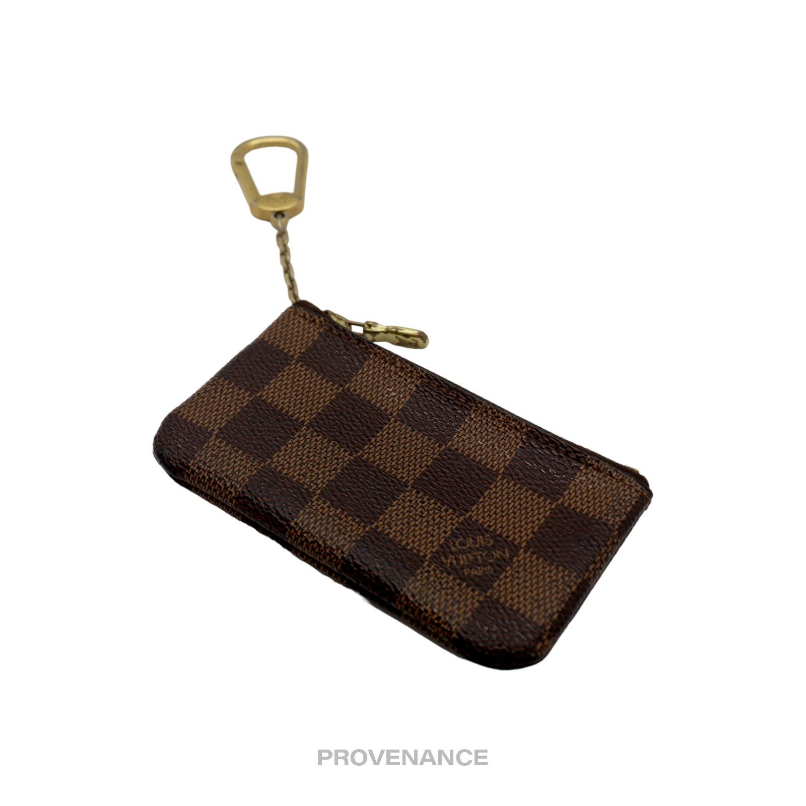 Louis Vuitton 🔴 Louis Vuitton Key Pouch Cles - Damier Ebene Size ONE SIZE - 4 Thumbnail