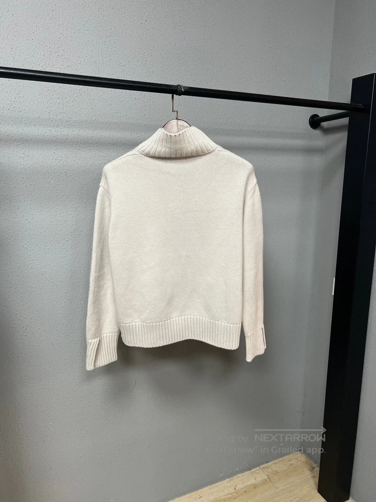 Loro Piana new cream high-neck wool sweater. Size S / US 4 / IT 40 - 2 Thumbnail