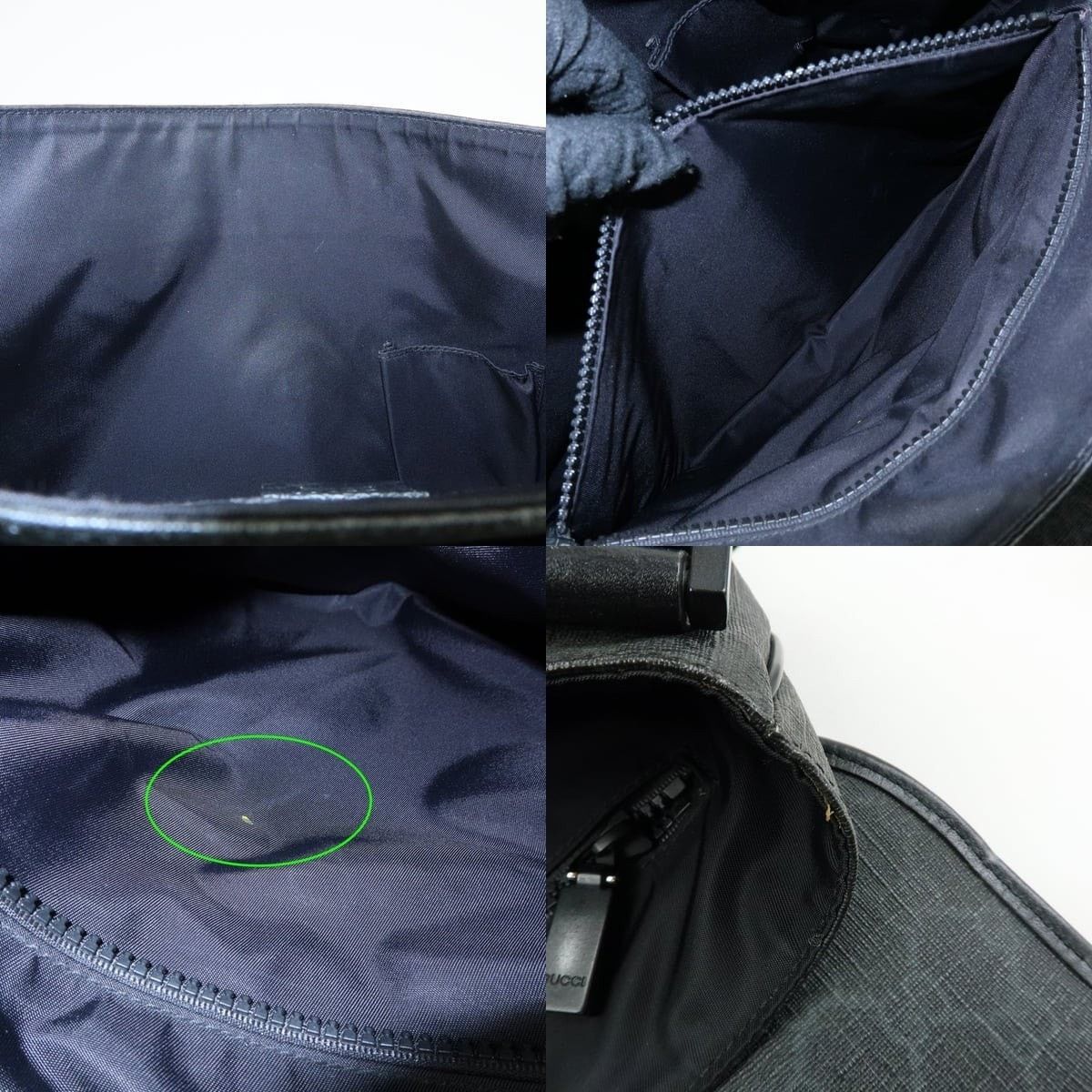Gucci Gucci GG Supreme Messenger Bag Black Size ONE SIZE - 7 Thumbnail