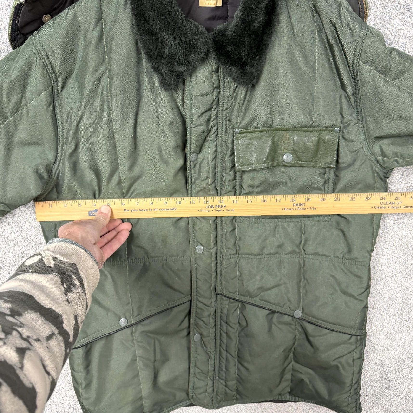 Refrigiwear VTG RefrigiWear Parka Coat Mens L Green 80s Insulated Hooded Workwear Gorpcore USA Parka Mens L Green 80s Size US L / EU 52-54 / 3 - 4 Thumbnail