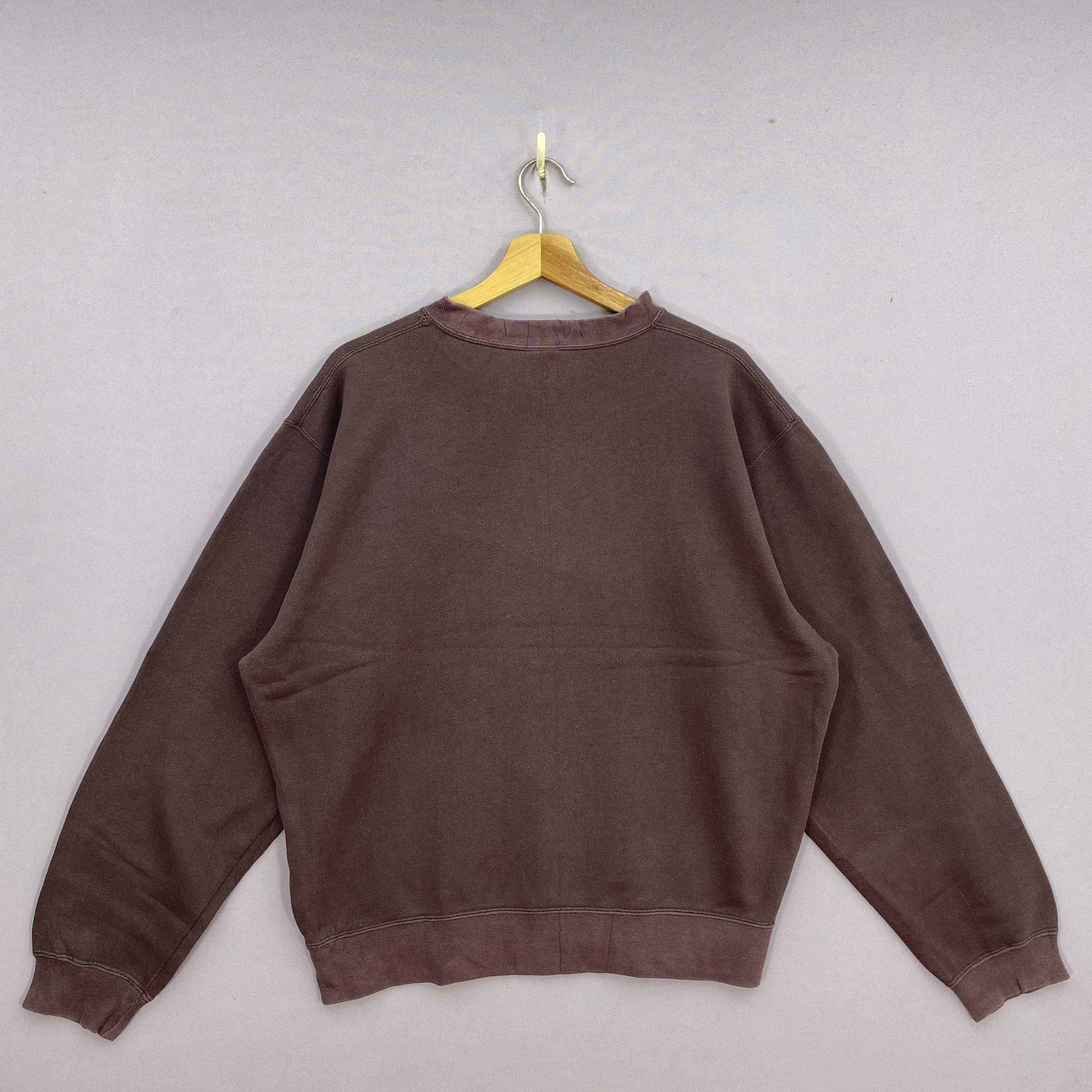 Nike Vintage 90s Nike Sweater Nike Big Swoosh Center Pullover Size US L / EU 52-54 / 3 - 2 Thumbnail