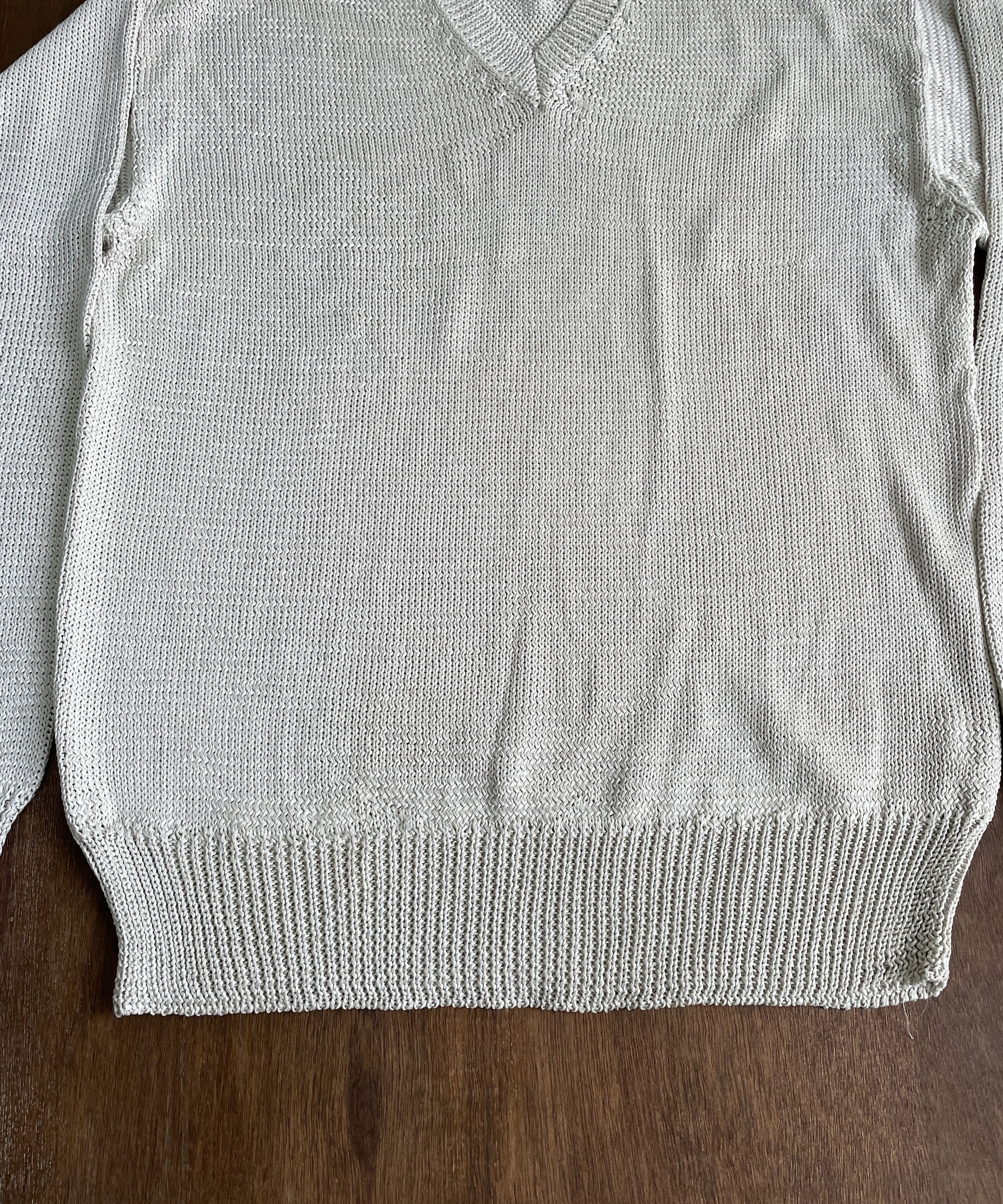 Yohji Yamamoto Yohji Yamamoto V Stitch Acrylic Sweaters Size US M / EU 48-50 / 2 - 5 Thumbnail