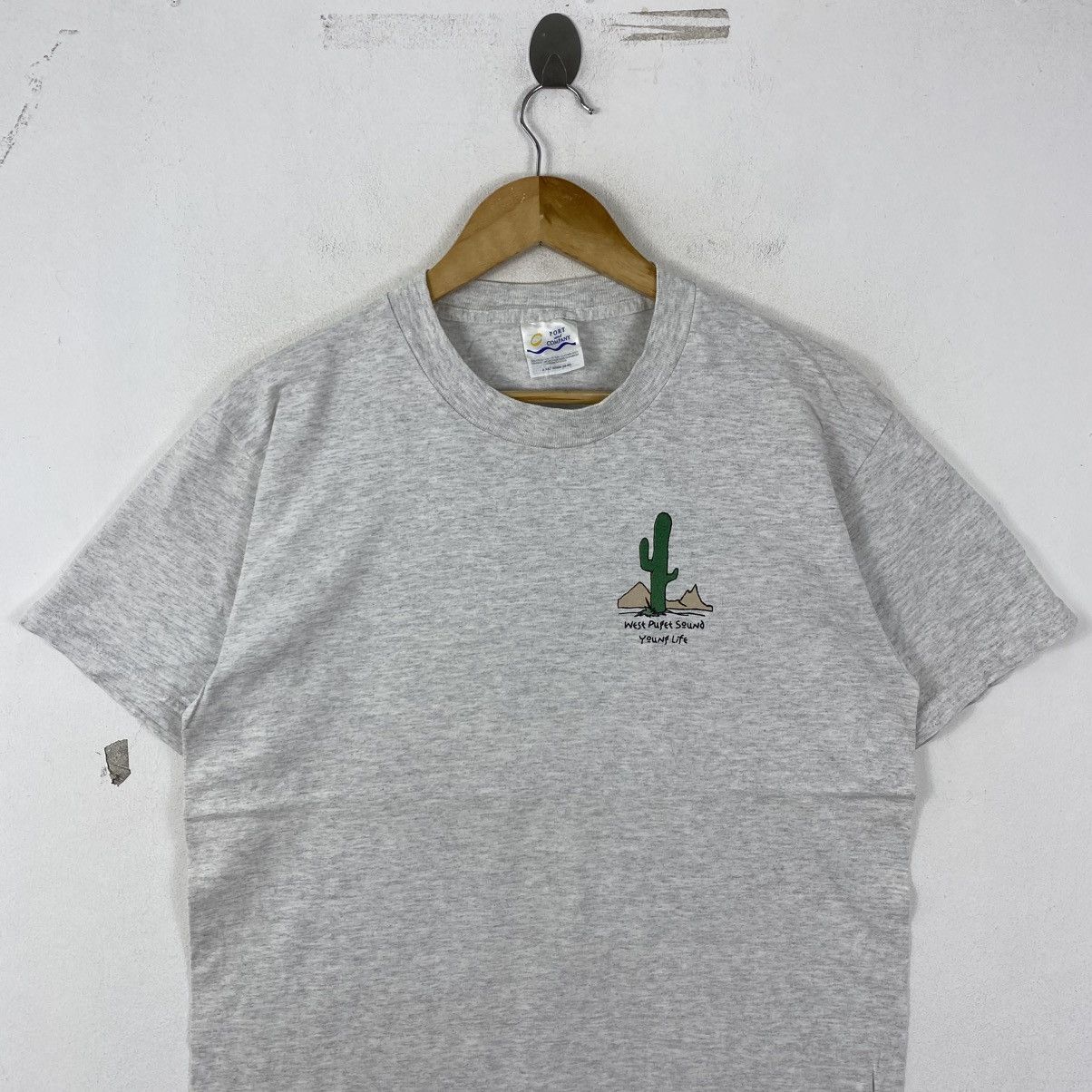 Vintage Vintage 1999 Young Life Western Cowboy Tee Grey Size M Size US M / EU 48-50 / 2 - 3 Thumbnail